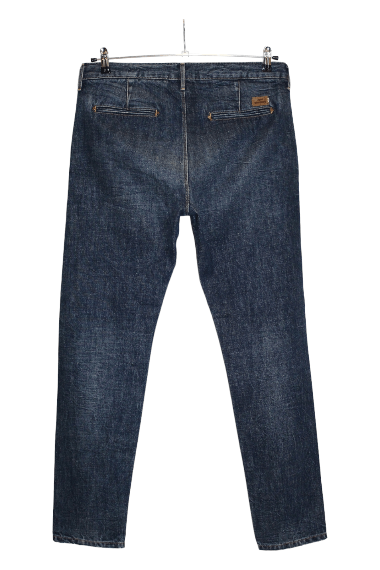Barena Tela Genova MDXV Rigid Selvedge Faded Denim 5-pockets Jeans Size US 34 / EU 50 - 2 Thumbnail