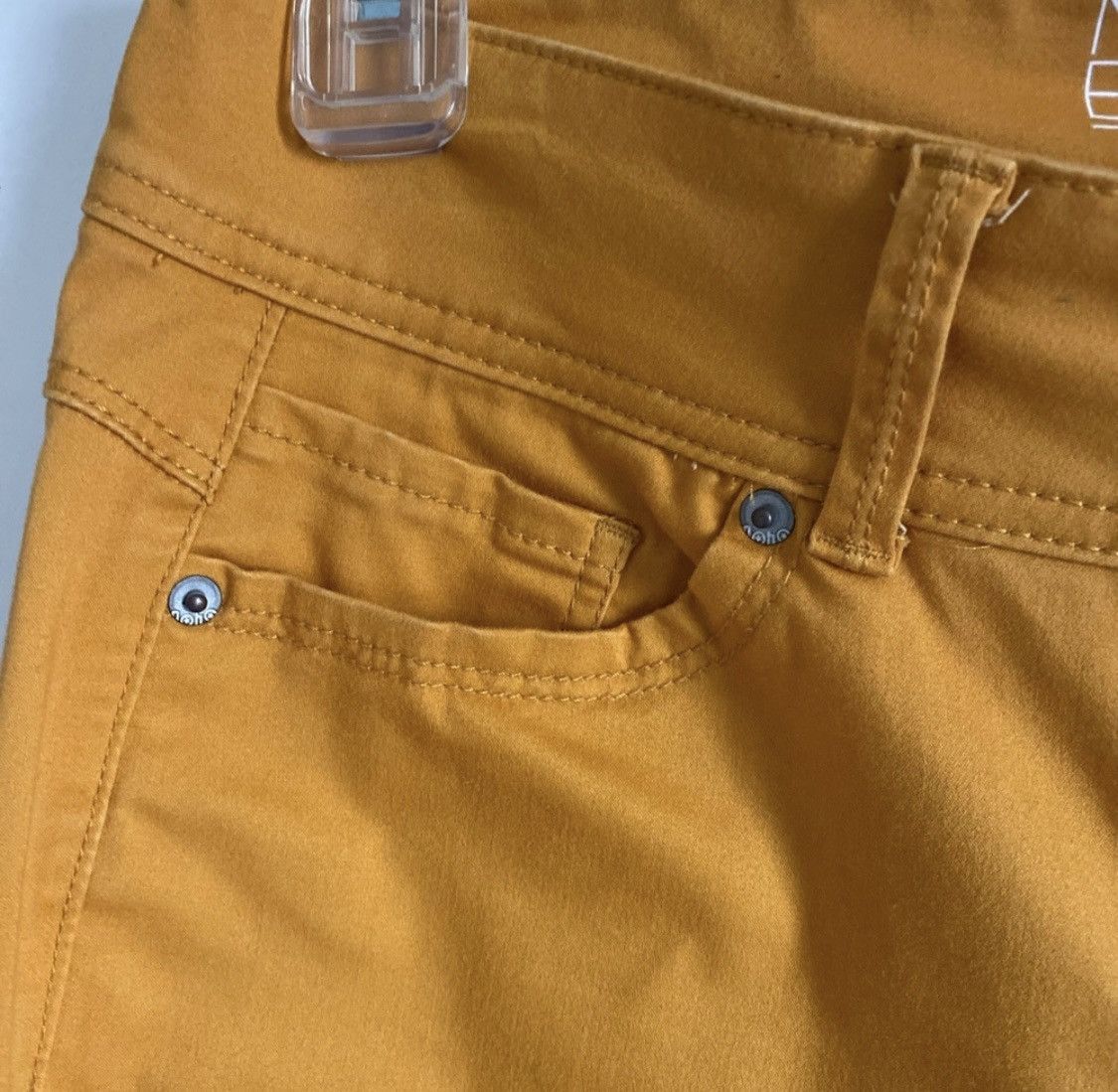 Other MUSTARD MID RISE SKINNY PANTS SIZE 11 Size 28" / US 6 / IT 42 - 4 Thumbnail