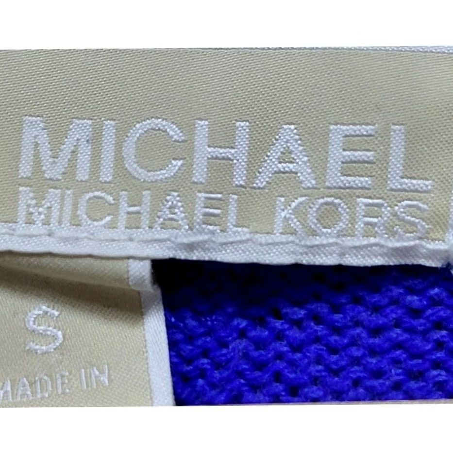 Vintage MICHAEL MICHAEL KORS Blue Knit Sweater Solid Long Sleeve Women Size S Size S / US 4 / IT 40 - 3 Thumbnail