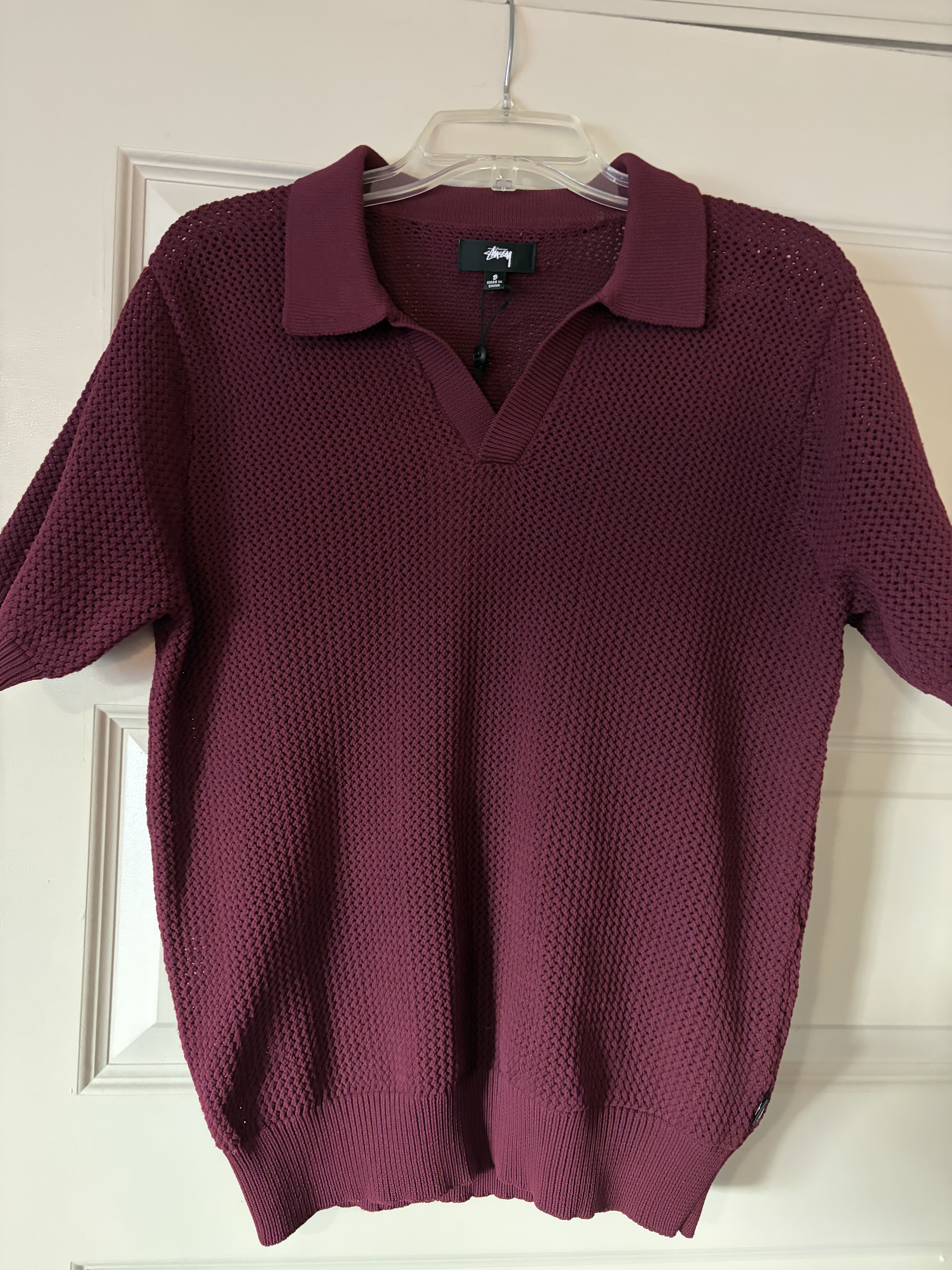 Stussy Stussy Short Sleeve Knit Polo Size US S / EU 44-46 / 1 - 2 Thumbnail
