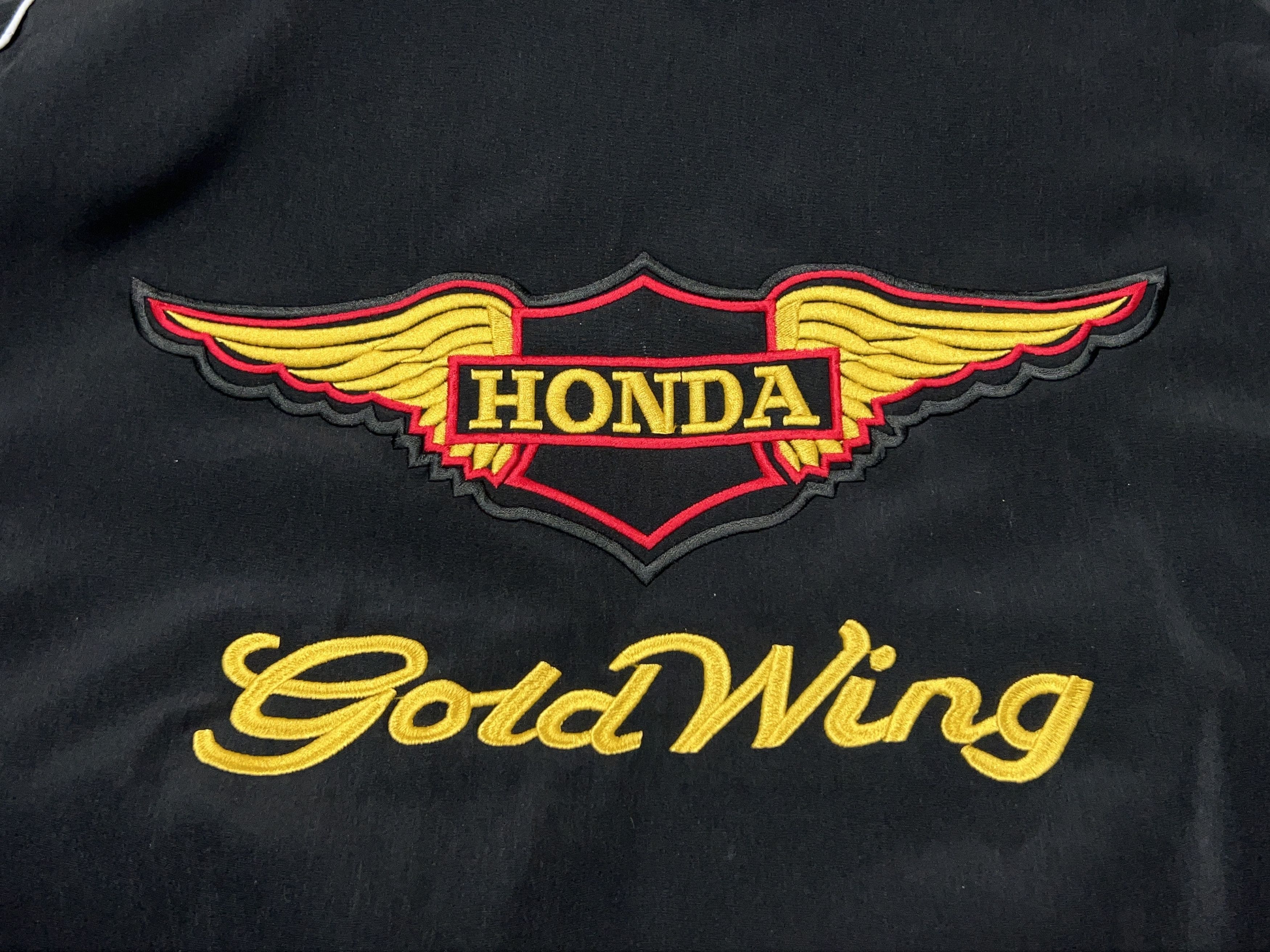Honda Mens Sport Team Racing Gold Wing Embroidery Jacket ZIp Size US L / EU 52-54 / 3 - 14 Thumbnail