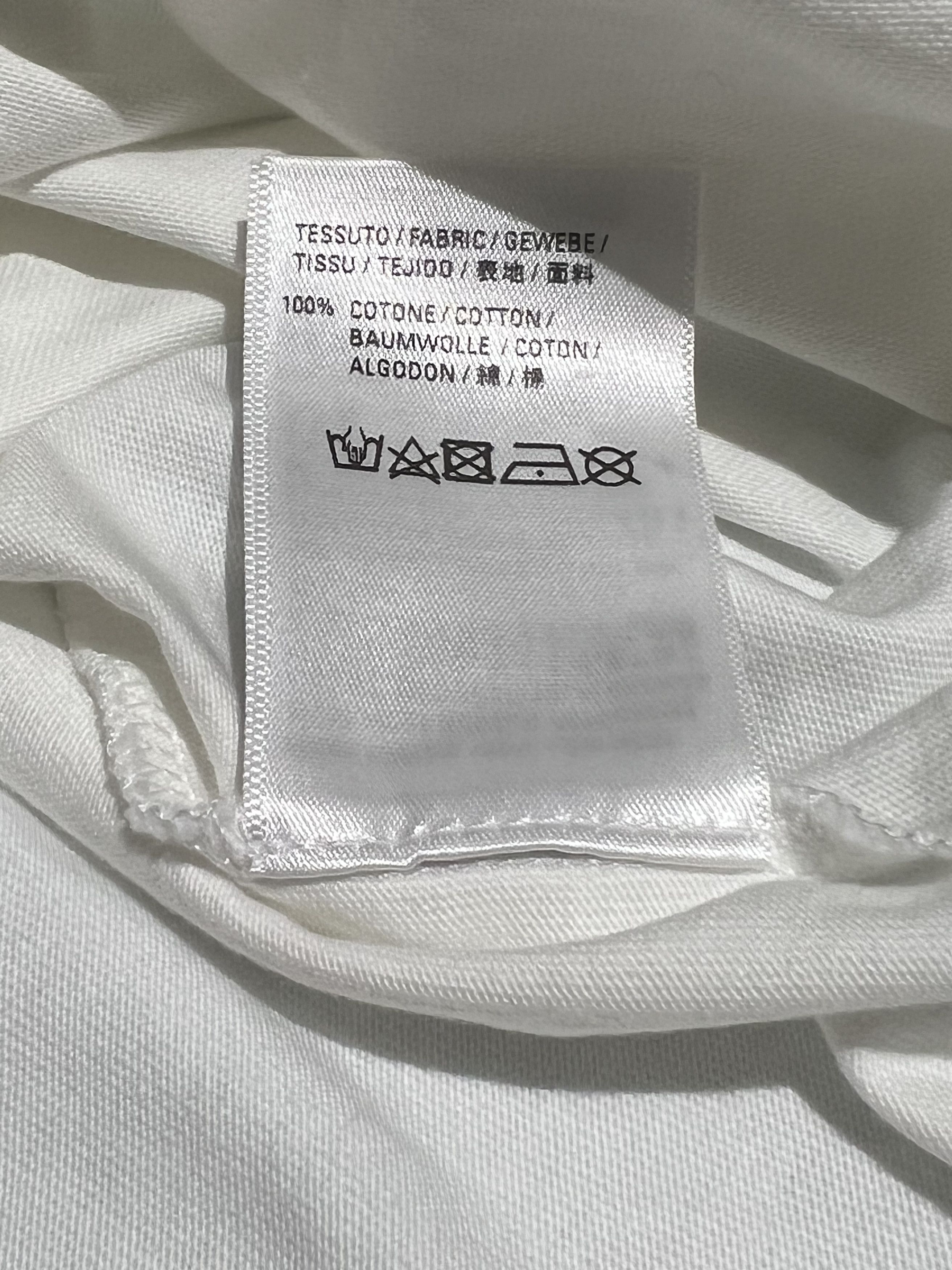 Balenciaga Balenciaga Logo Vintage White T Shirt Size US S / EU 44-46 / 1 - 8 Thumbnail