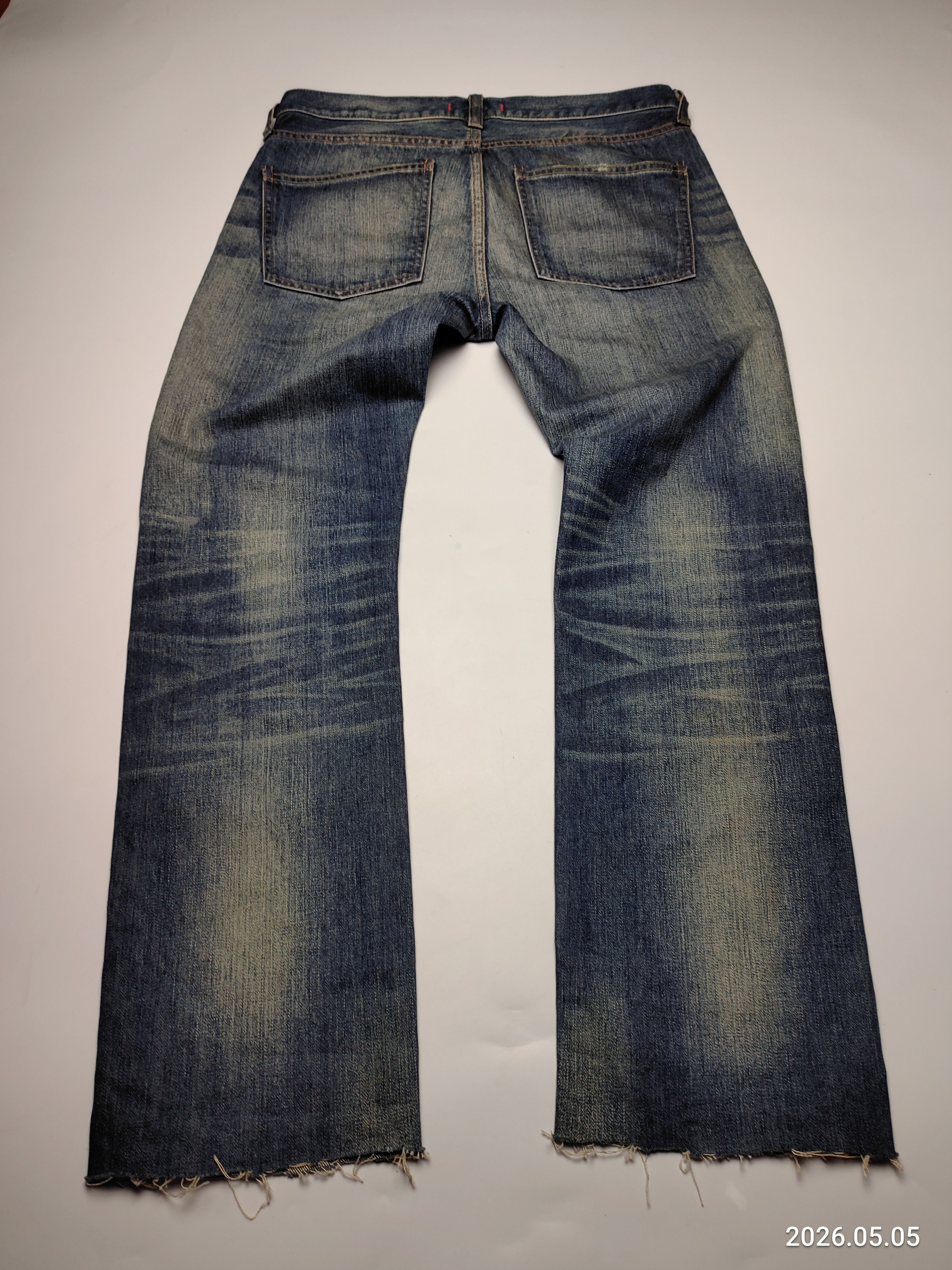 Japanese Brand Crazy faded Red Card Japanese Denim Size US 32 / EU 48 - 10 Thumbnail
