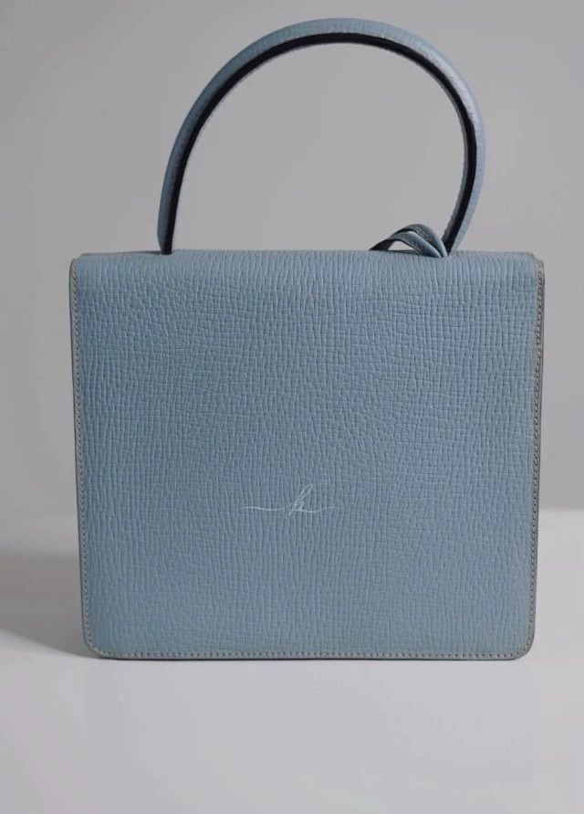 Loewe Loewe Vintage Misty Blue Inverted Triangle Handbag Size ONE SIZE - 3 Thumbnail