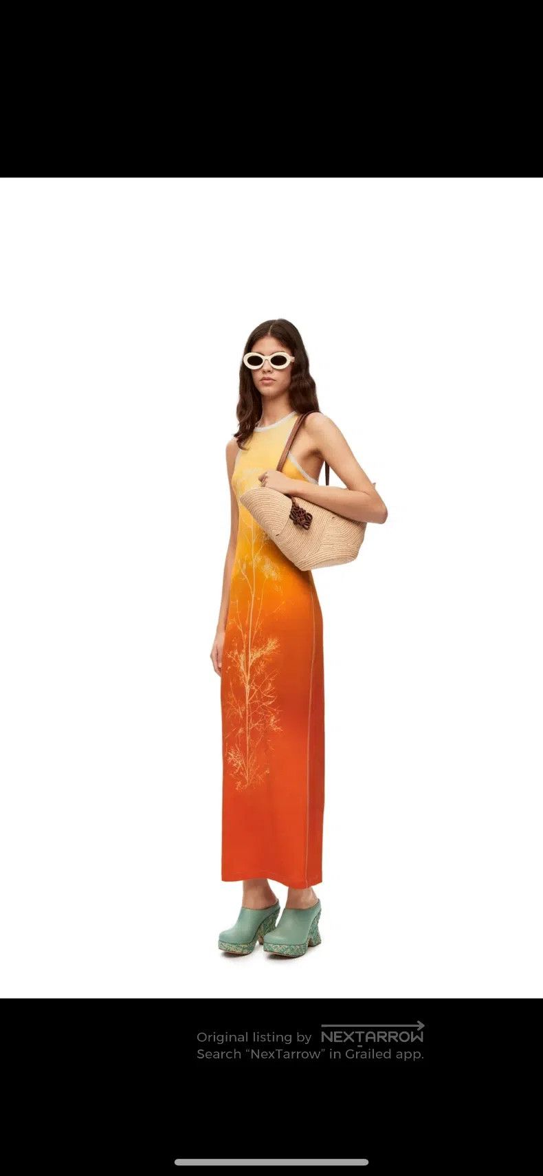Loewe Loewe 24SS Women's Slim Fit Cotton Plain Dress Size M / US 6-8 / IT 42-44 - 9 Thumbnail