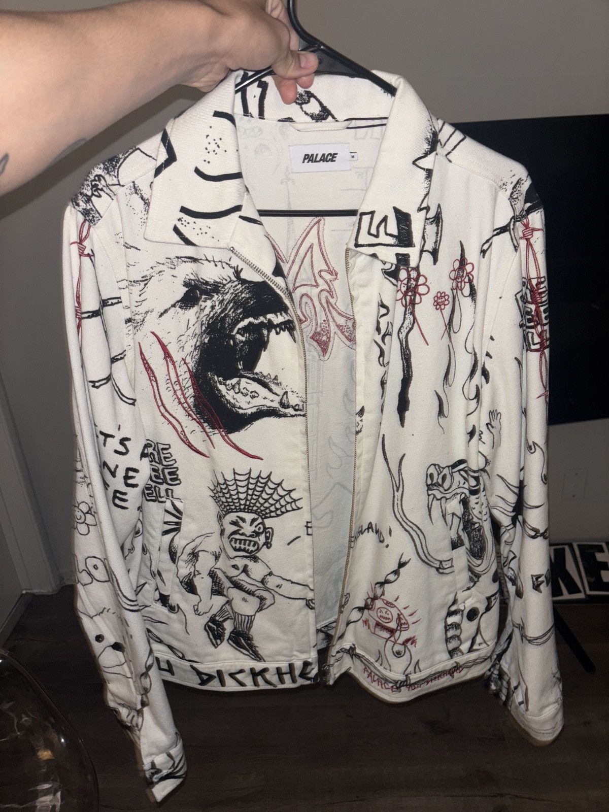 Palace Palace Lotties Head Gas Jacket | Grailed