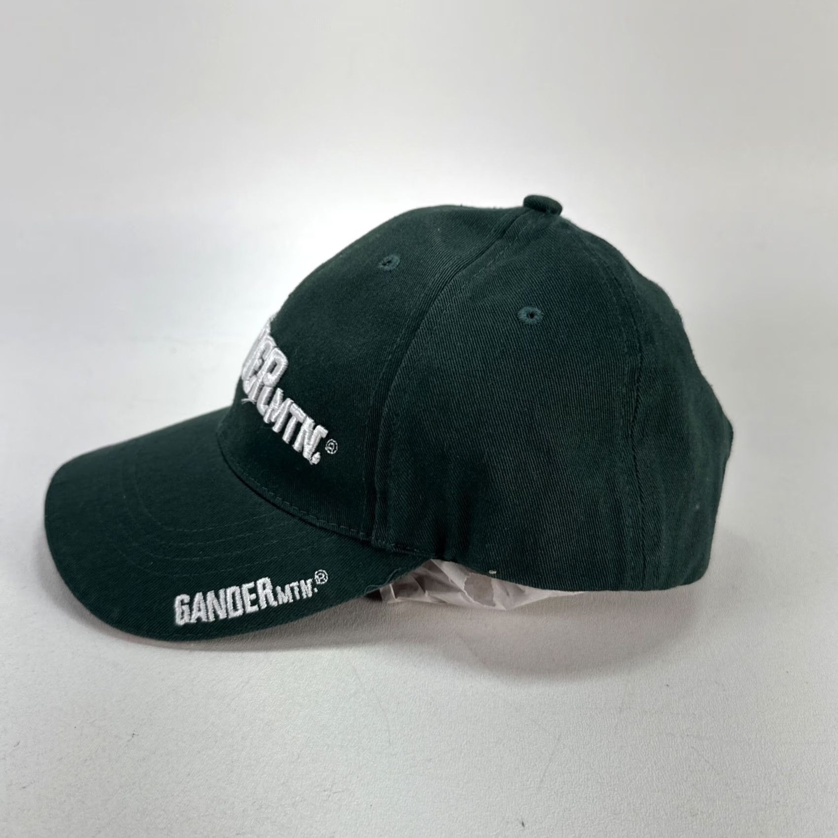 Vintage Gander Mountain Hat Cap Baseball Cap Embroidered Strapback Adjustable Green Twill Cotton Men Outdoor Hunting Season Fall Spring Summer Winter Size ONE SIZE - 5 Thumbnail