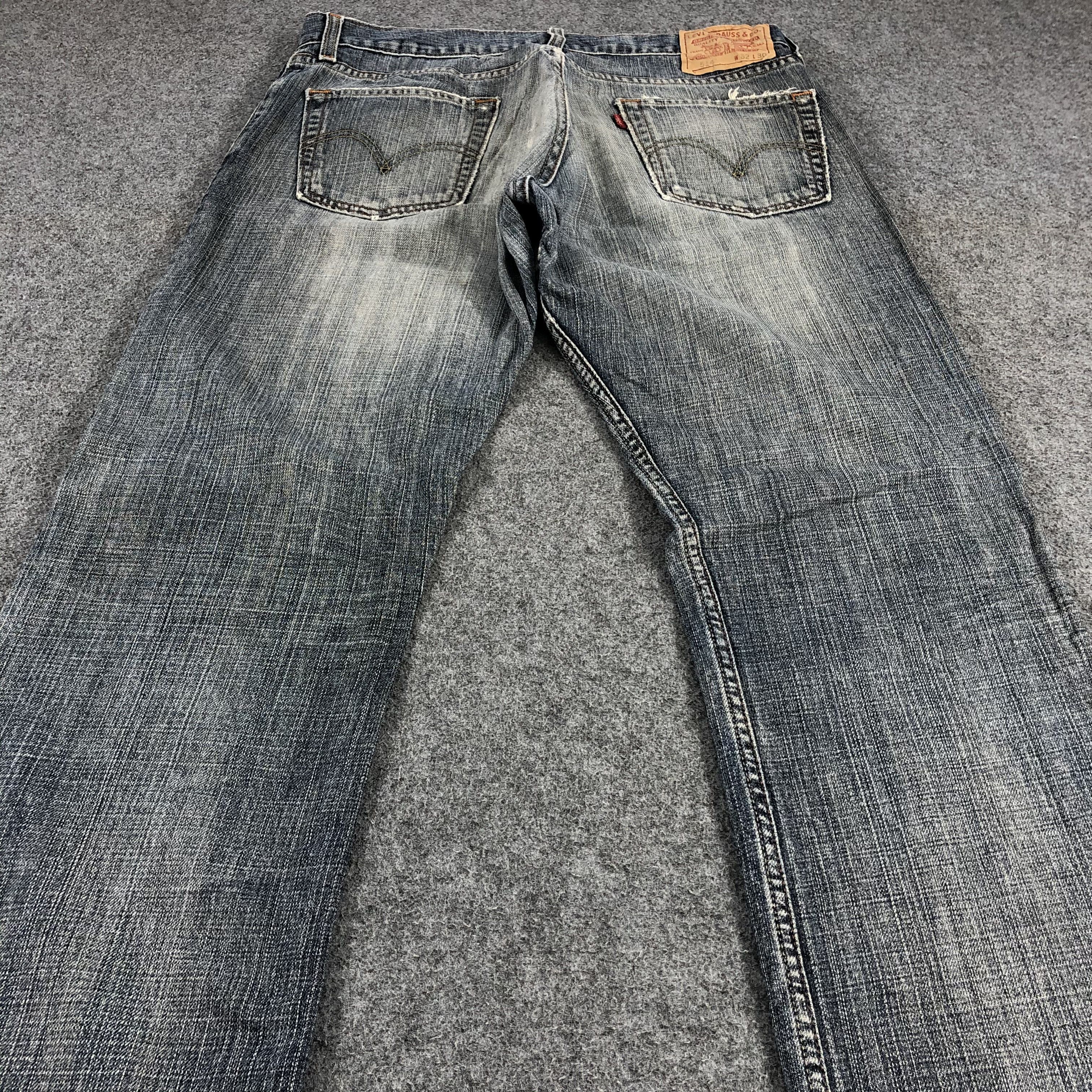 Levi's Vintage Distress Levis 514 Jeans-JM1144 Size US 33 - 4 Thumbnail