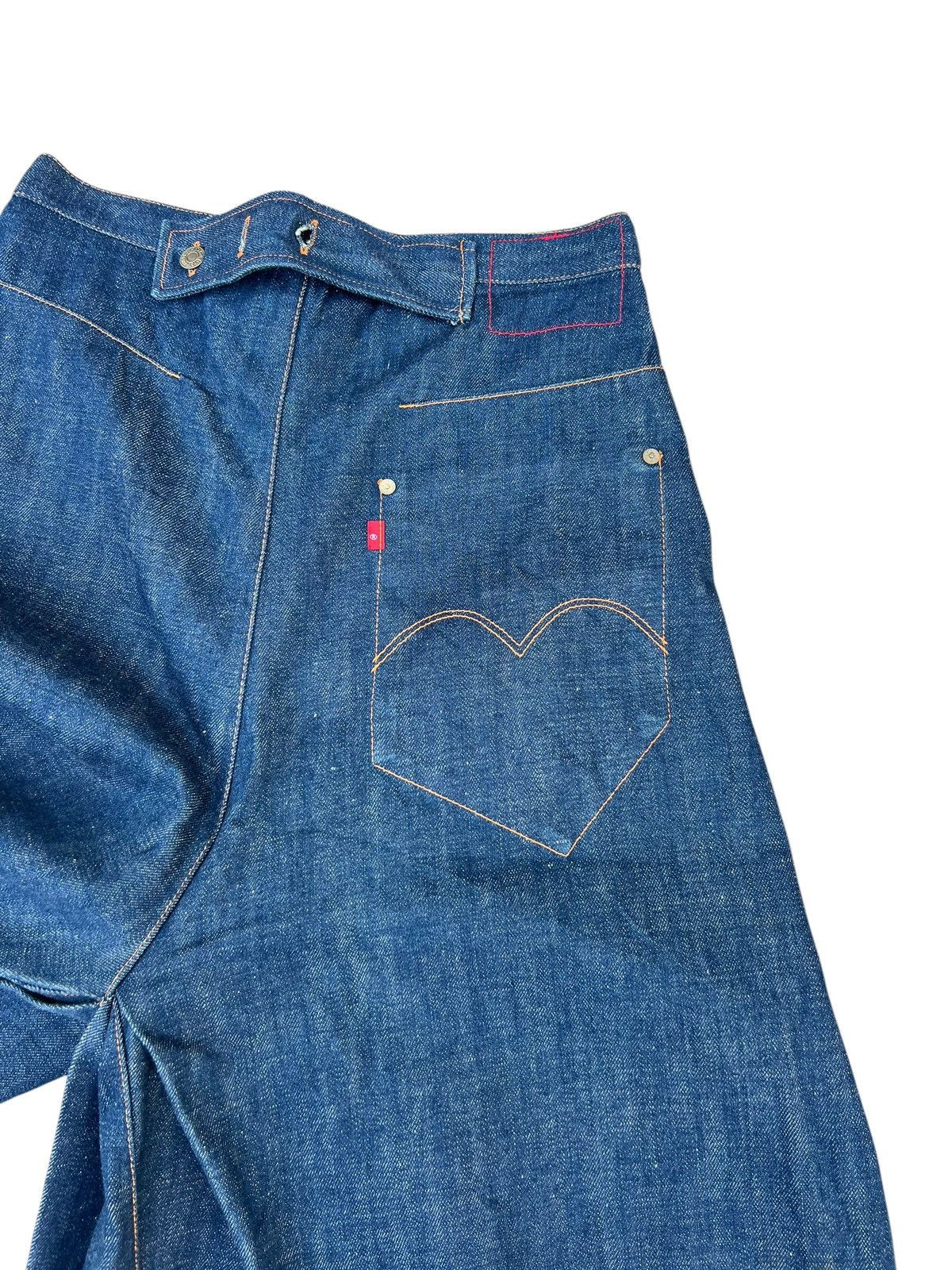Levi's Vintage 2000 Levi’s Red Super Wide Hakama Denim Pant Size US 29 - 16 Thumbnail