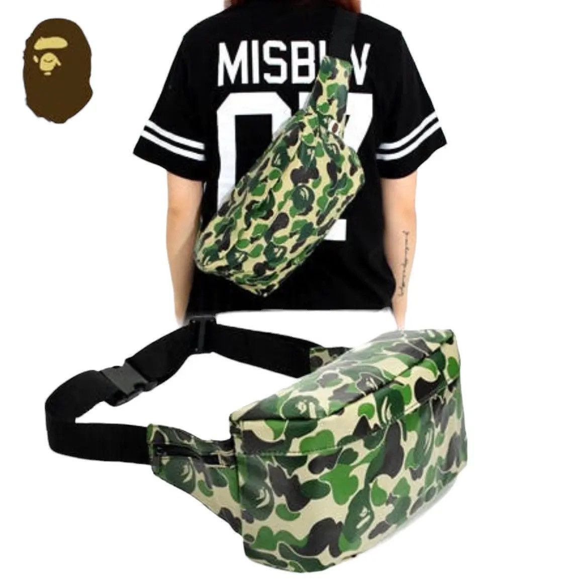 Bape ‼️YES‼️ BAPE WAIST CAMO JAPAN EXCLUSIVE A BATHING APE MAGAZINE Size ONE SIZE - 1 Thumbnail