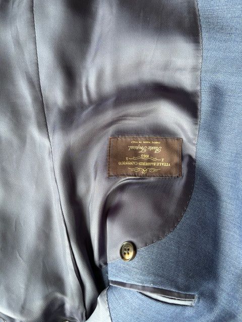 Suitsupply Suitsupply Mid Blue Napoli Suit - 38 Size 38S - 5 Thumbnail