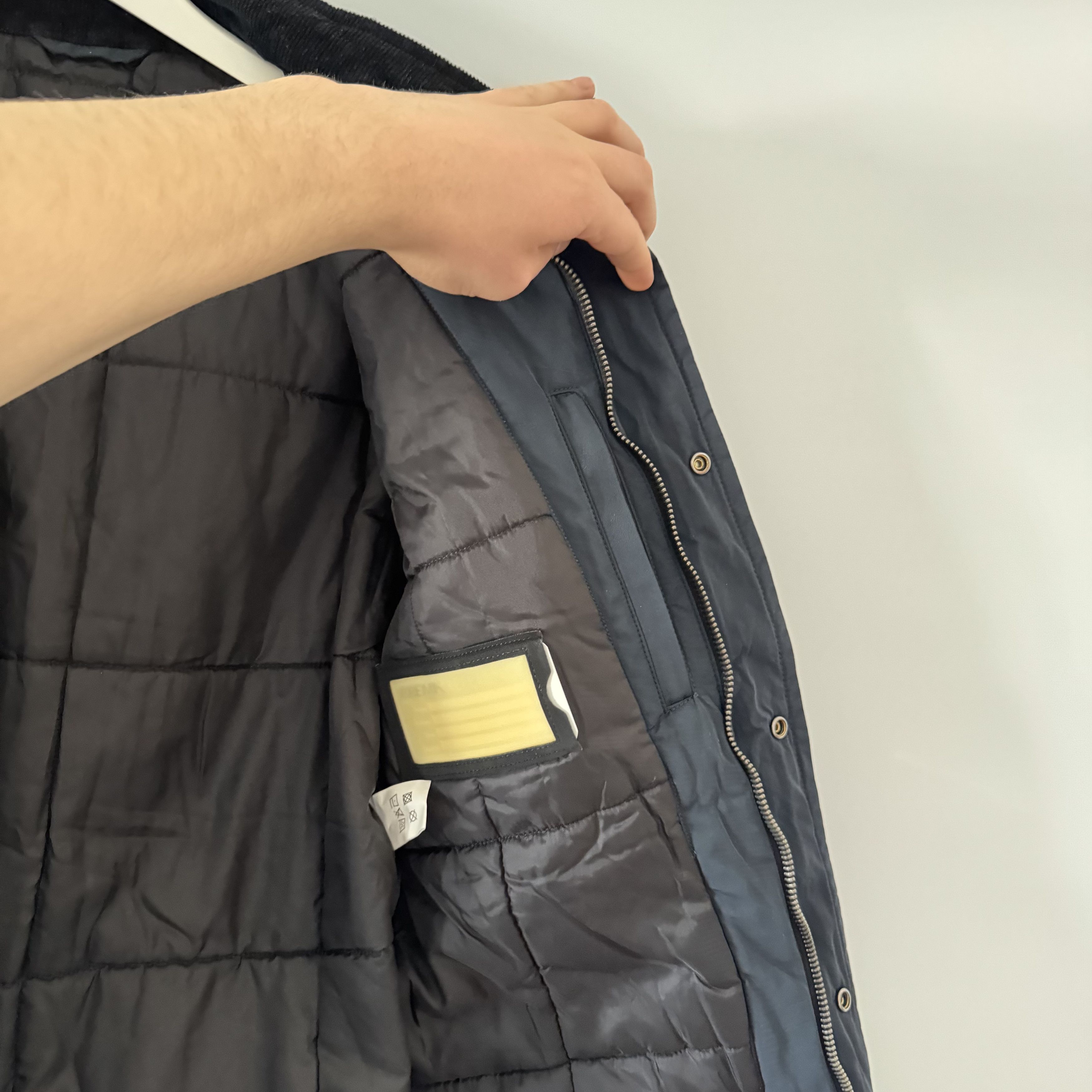 Other Men's Brema Motorcycle Navy Belted Jacket Size 48 Size US M / EU 48-50 / 2 - 15 Thumbnail