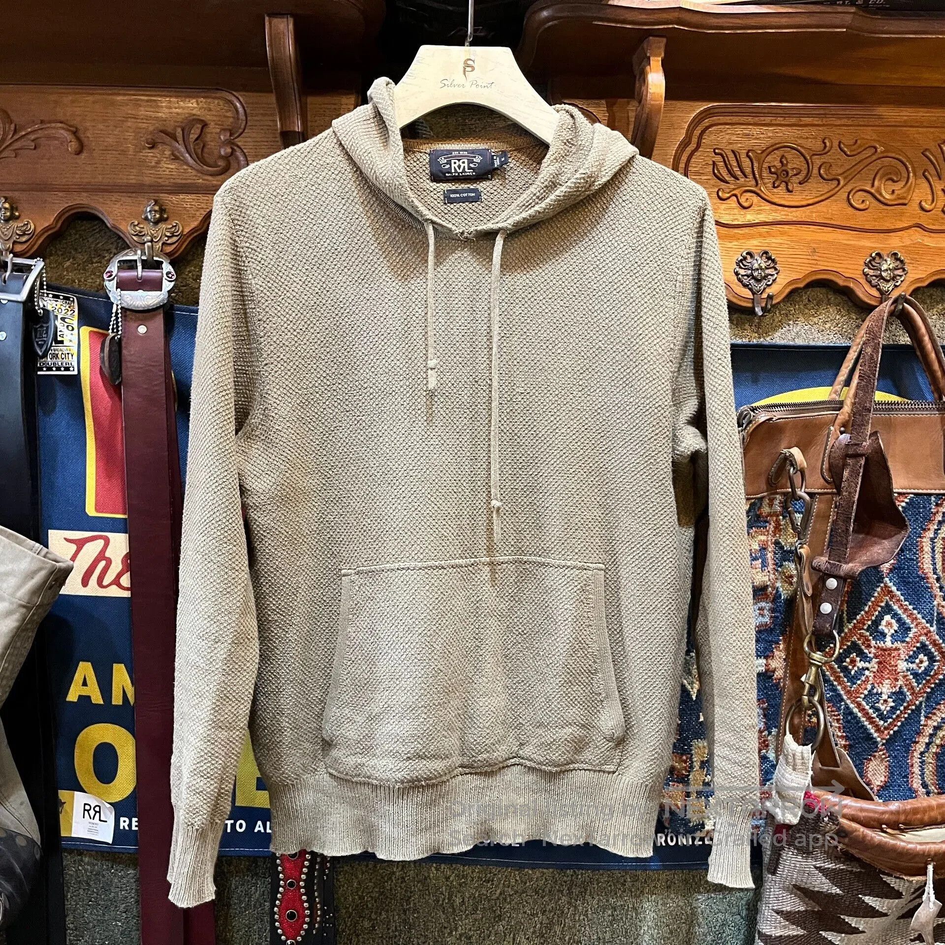 RRL Ralph Lauren rrl double rl hooded sweatshirt beige. Size US M / EU 48-50 / 2 - 1 Thumbnail