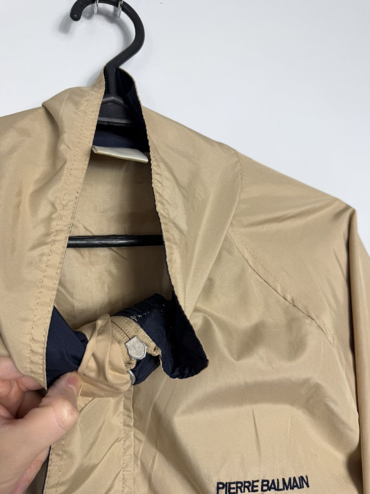 Pierre Balmain Pierre Balmain Vintage 90's Zipped Nylon Jacket Size US XXL / EU 58 / 5 - 5 Thumbnail