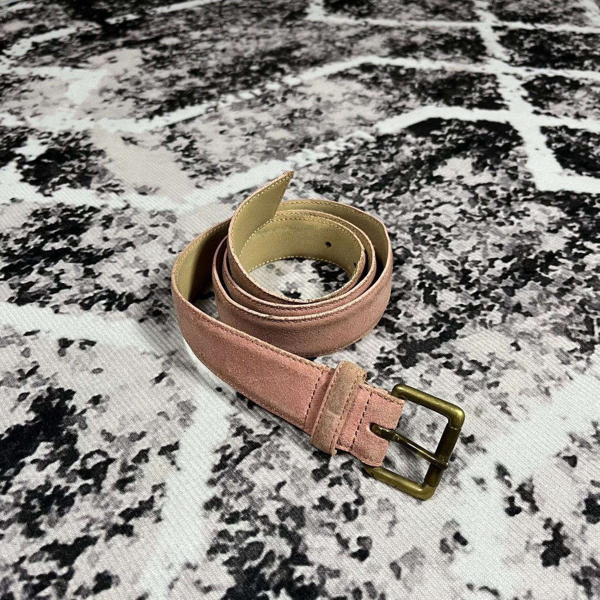 A.P.C. Vintage A.P.C Suede Leather Belt Size ONE SIZE - 3 Thumbnail