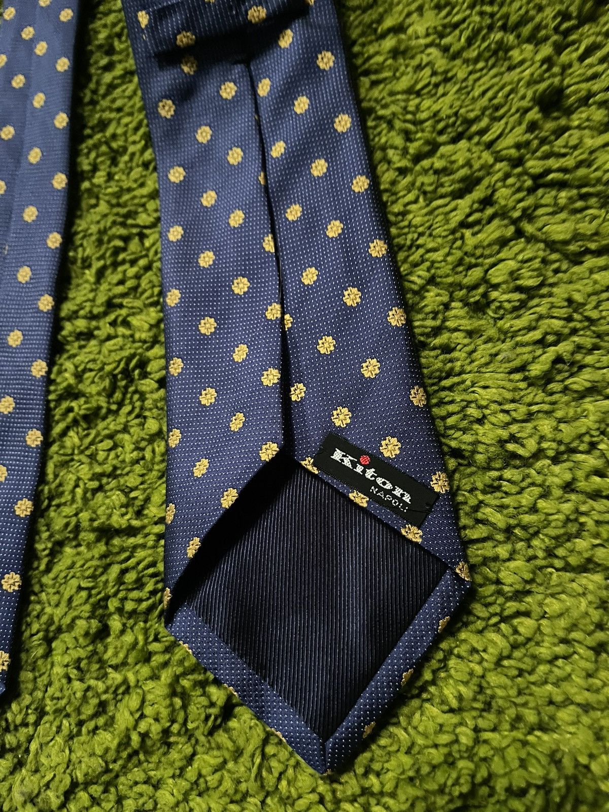 Designer × Kiton Kiton luxury 100% silk tie Size ONE SIZE - 4 Thumbnail