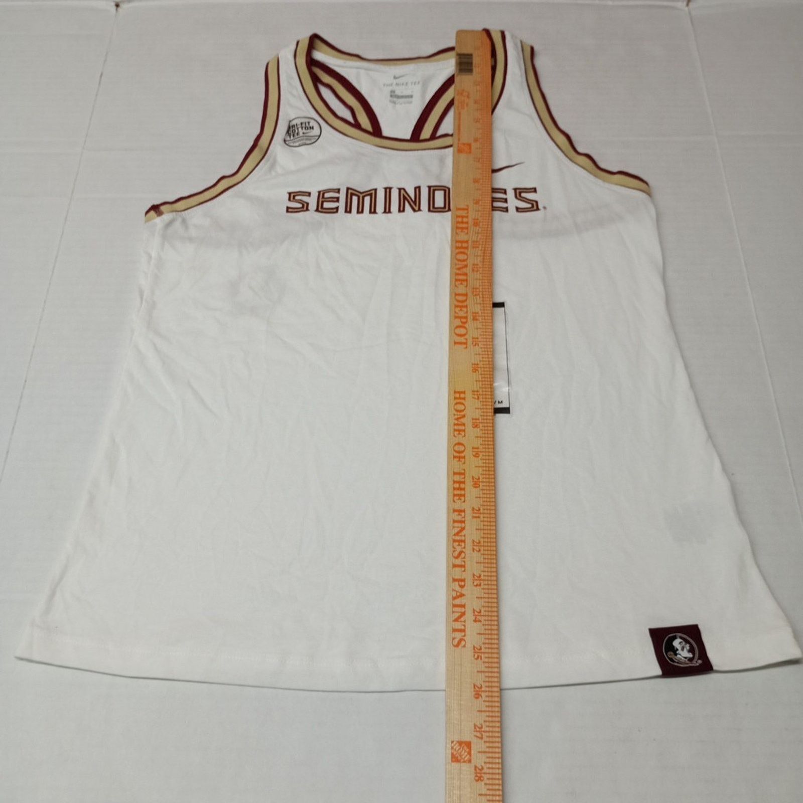 Nike Nike Florida State Seminoles Tank Top Women's M White Size M / US 6-8 / IT 42-44 - 5 Thumbnail
