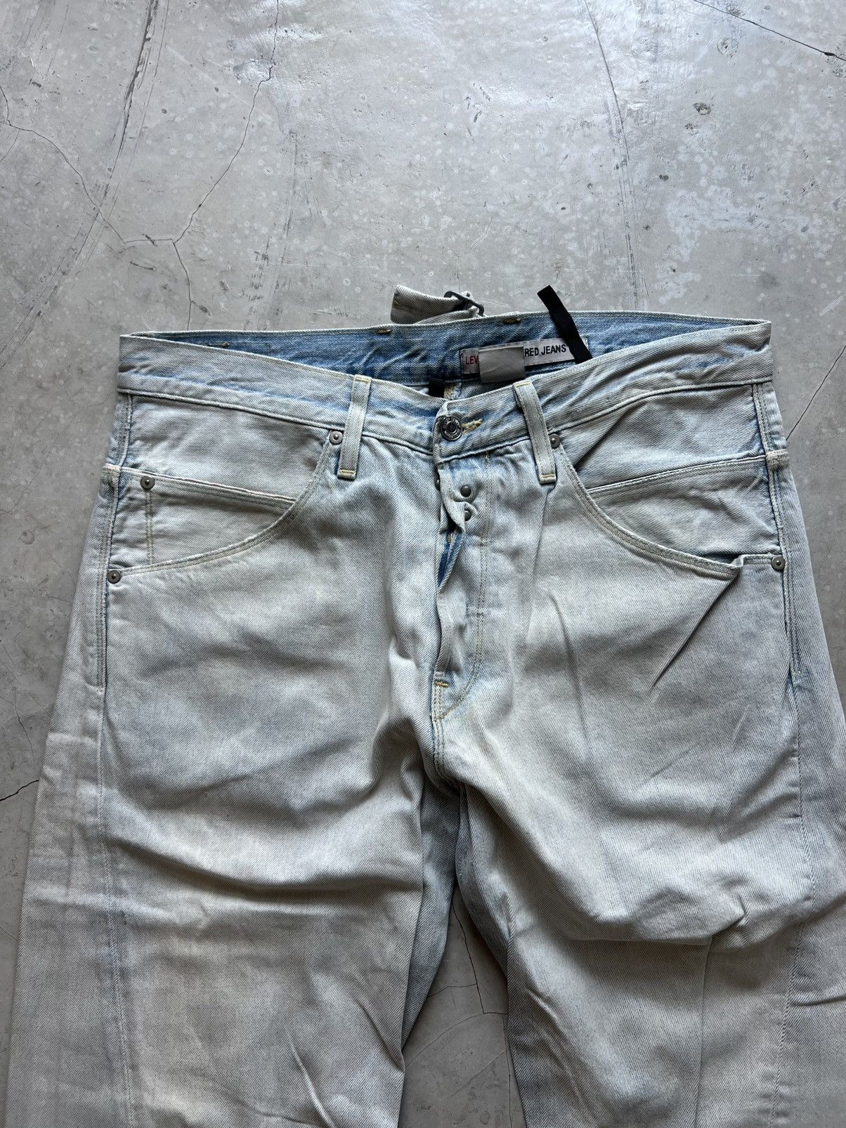 Levi's Levis Engineered Jeans Buckle Back Tag W33 Actual 35x34 Size US 33 - 3 Thumbnail