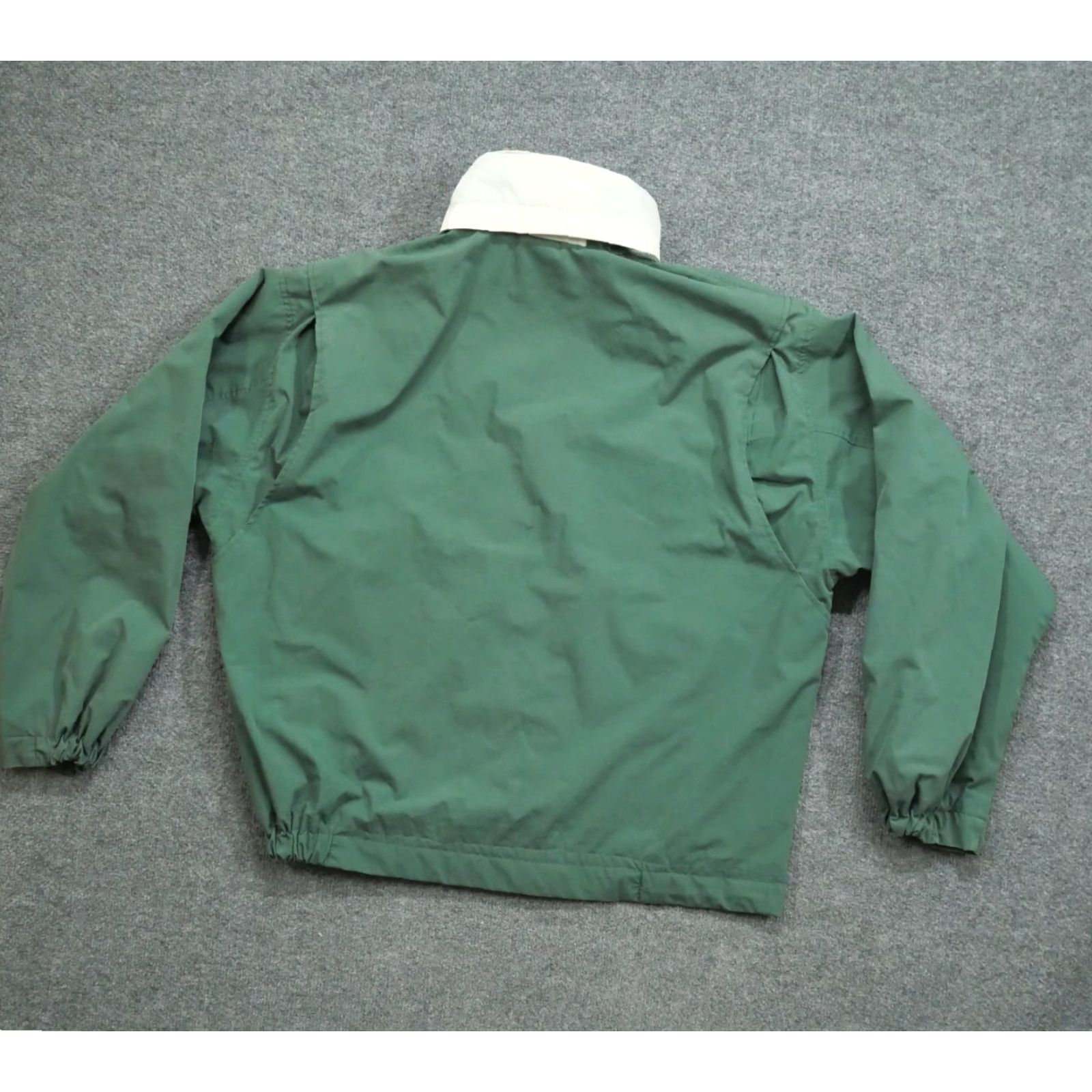 Vintage VINTAGE American Living Legend Jacket Mens M Green 90s Sailing Hooded Mid-Length Zip Snap Casual Basic Lined Size US M / EU 48-50 / 2 - 6 Thumbnail