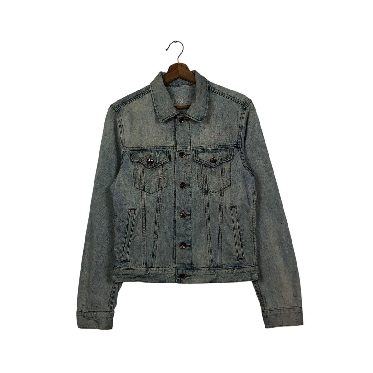 Japanese Brand 🔥VINTAGE CROPPED TRUCKER DENIM JACKET GAP Size US XS / EU 42 / 0 - 3 Thumbnail