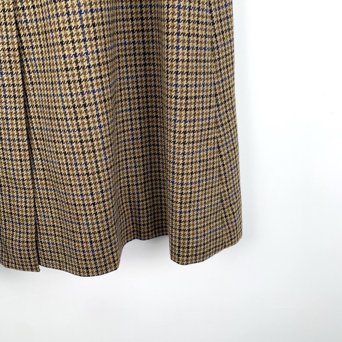 Gucci Gucci Brown Houndstooth Casual Pleated A-line Skirt K26WX Size 30" / US 8 / IT 44 - 4 Thumbnail