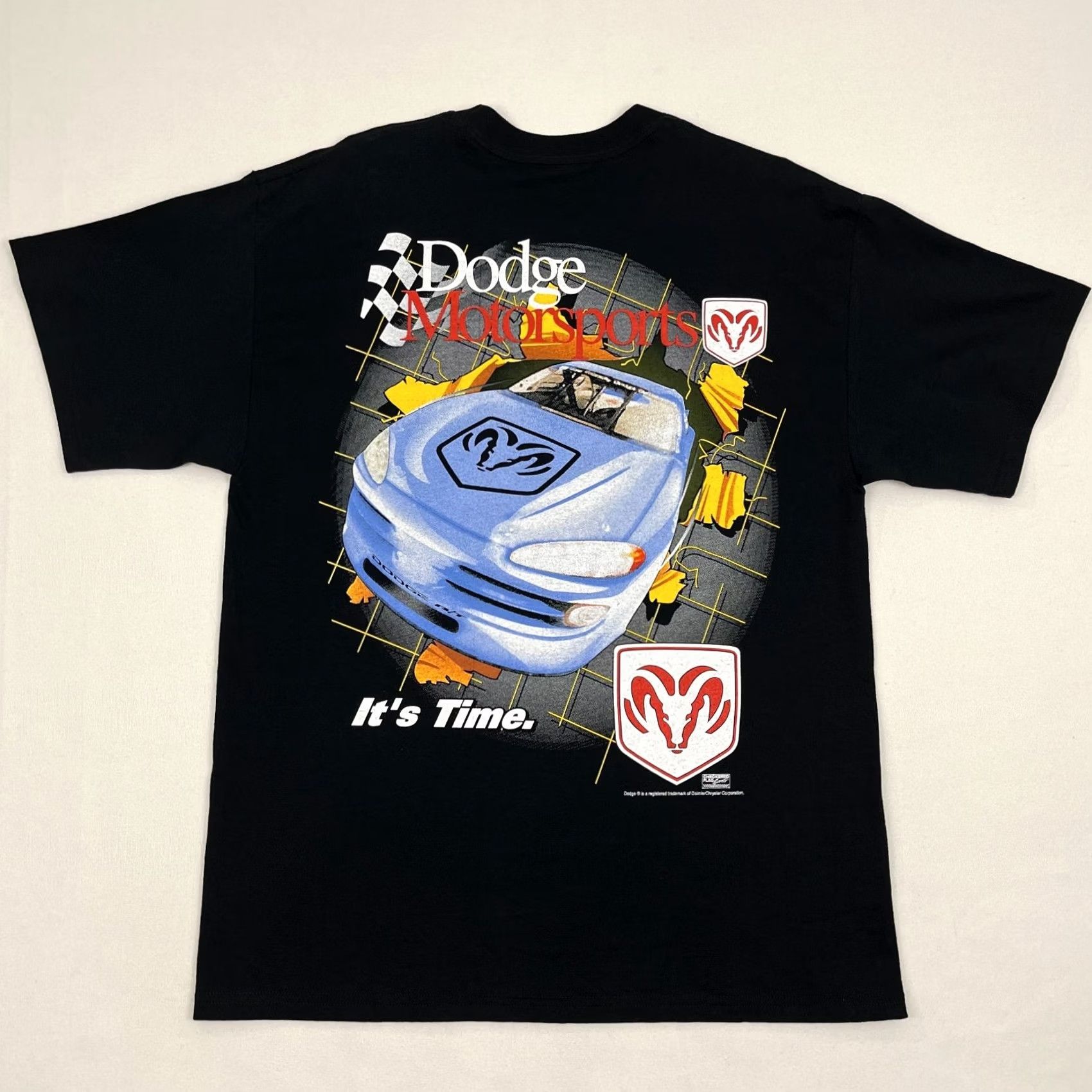 Vintage VTG 90s Dodge Motorsports Shirt Mens L Black Nascar Racing RAM Graphic Tee Size US L / EU 52-54 / 3 - 2 Thumbnail