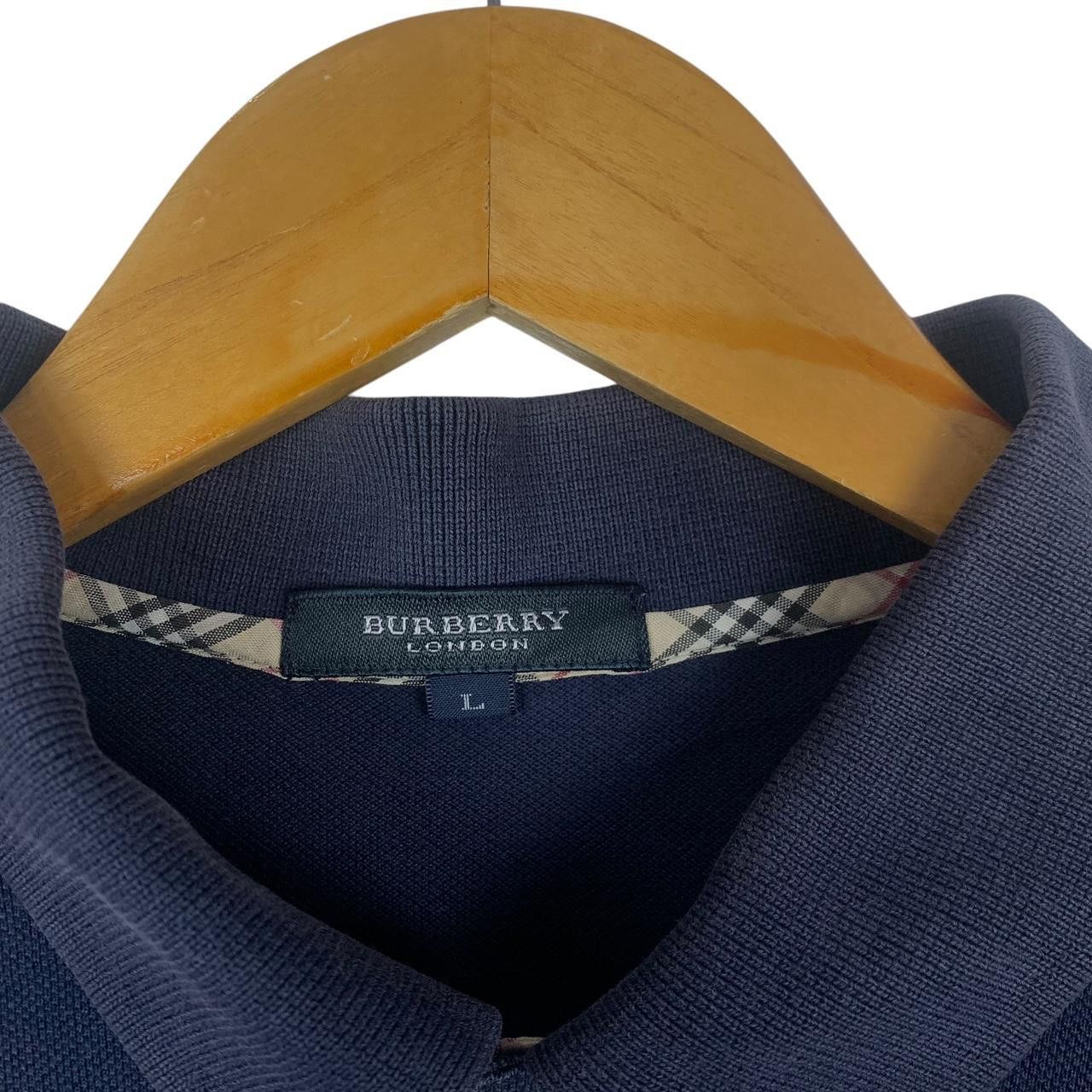 Vintage Vintage BURBERRY LONDON PRORSUM Nova Checks Polo Tee Shirt Size US L / EU 52-54 / 3 - 3 Thumbnail