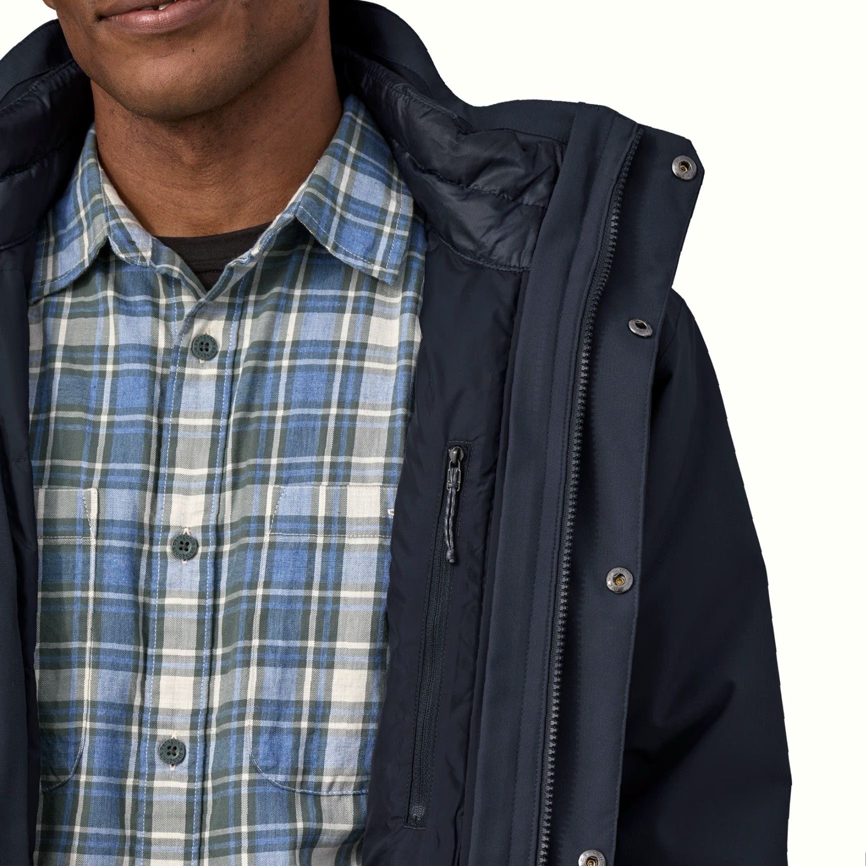 Patagonia Patagonia Parka Jacket H2NO Rain 3-in-1 Puffer Tres 3-in-1 Parka Jacket Size L Mens Dark Blue न Size US L / EU 52-54 / 3 - 5 Thumbnail