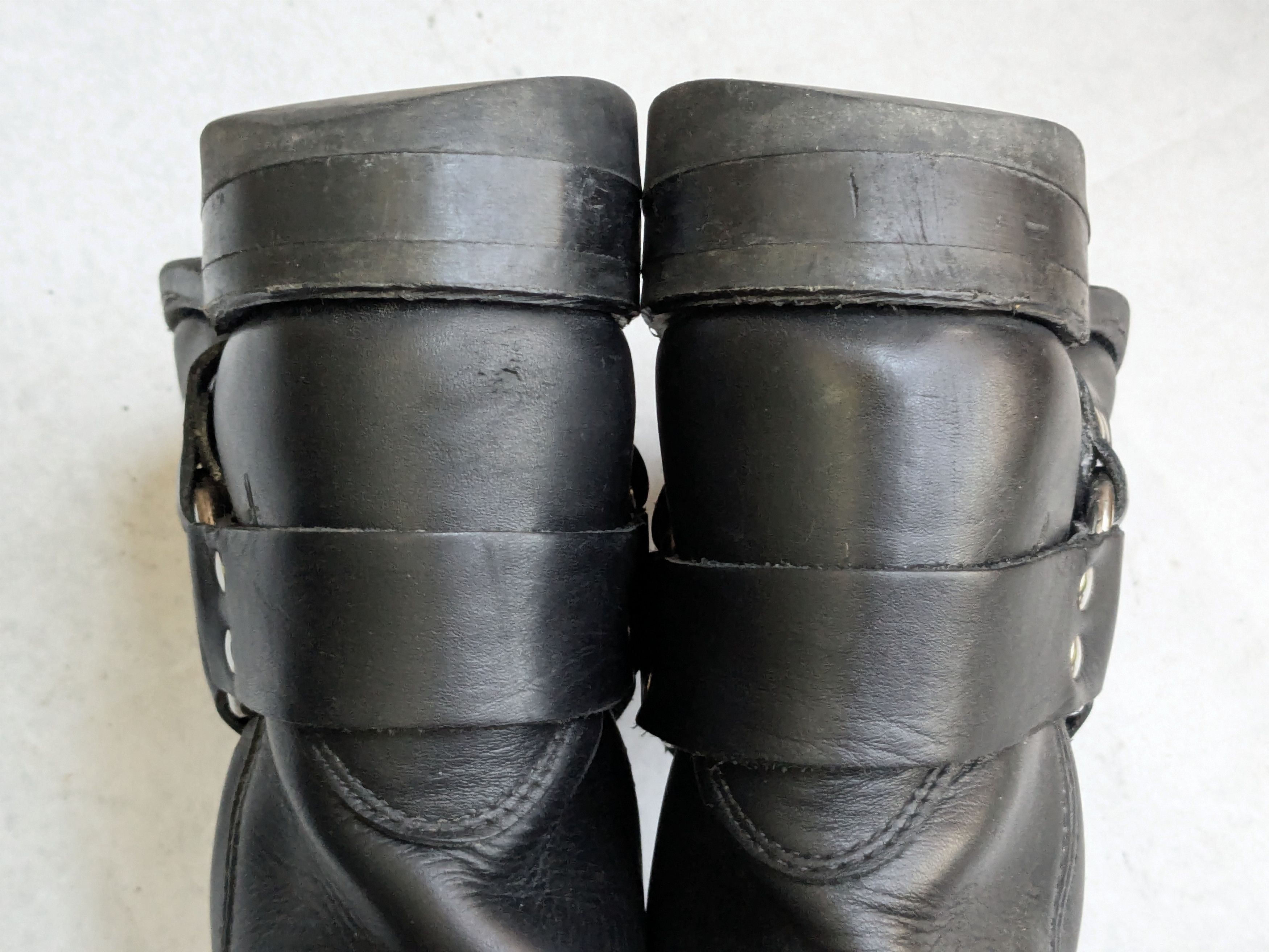 Frye Frye Harness Boots Black Leather 9.5 M Leather Buckle Size US 9.5 / EU 42-43 - 11 Thumbnail