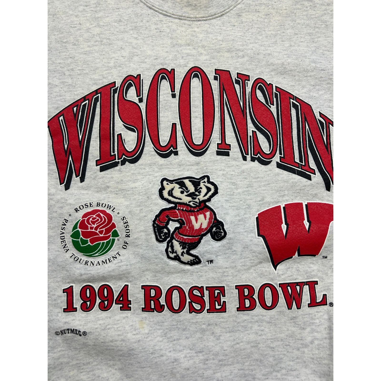 NCAA Vintage 1994 Wisconsin Badgers Sweatshirt Size XL 90s Size US XL / EU 56 / 4 - 4 Thumbnail