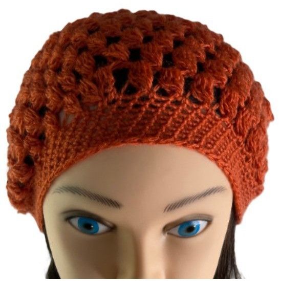 Handmade Crochet Slouch Hat Slouchy Beanie Snood Handmade Adult Size Size ONE SIZE - 4 Thumbnail