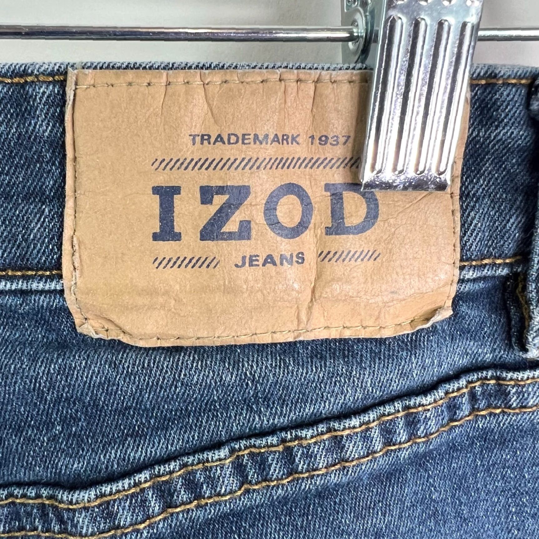 Izod IZOD Jeans Main Selling Point IZOD Straight Fit Jeans Mens Size 34 Blue 34 X 30 Regular Mens Size US 34 / EU 50 - 6 Thumbnail