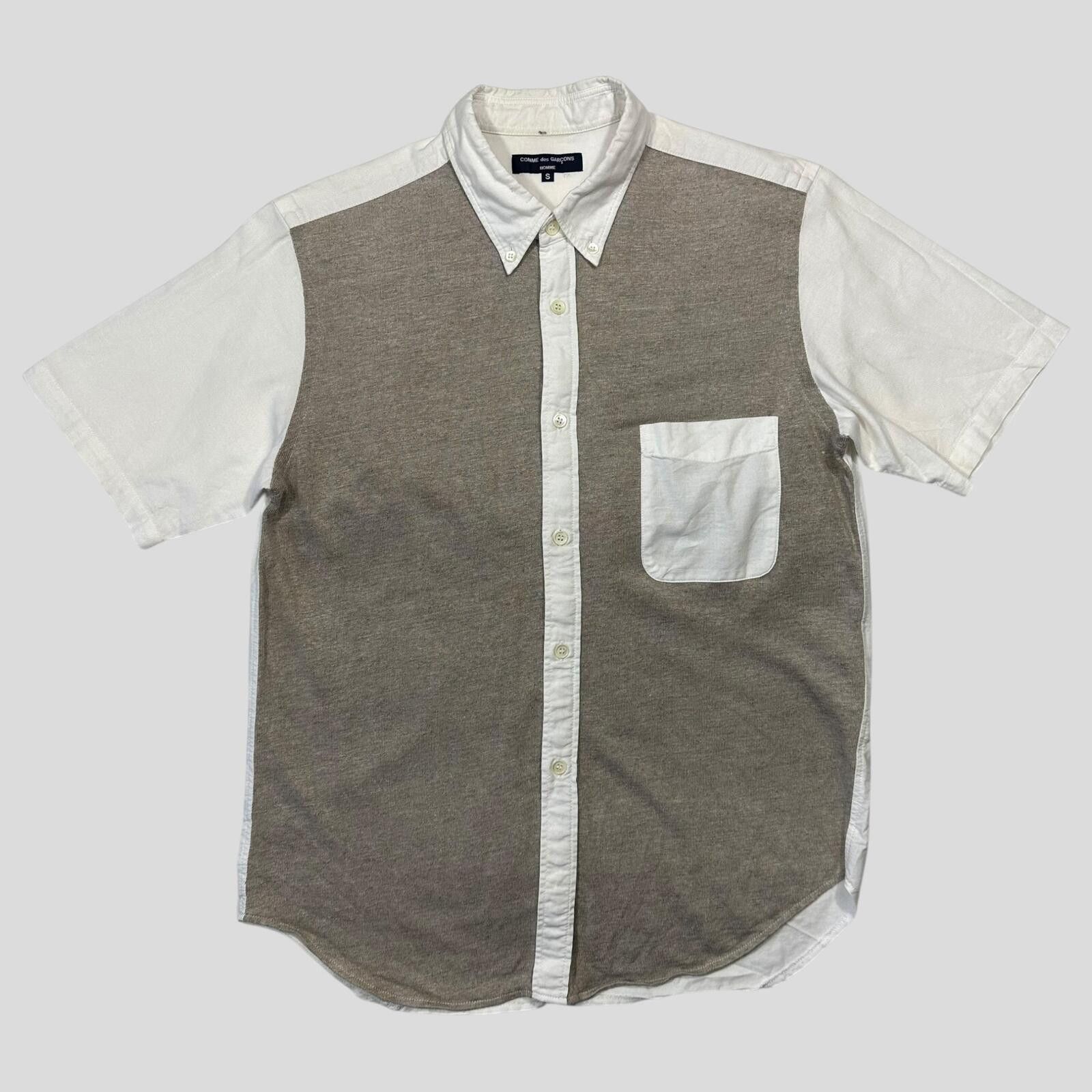 Comme des Garcons Comme Des Garçons Homme 2008 Linen Panelled Shirt - S/M Size US M / EU 48-50 / 2 - 1 Thumbnail