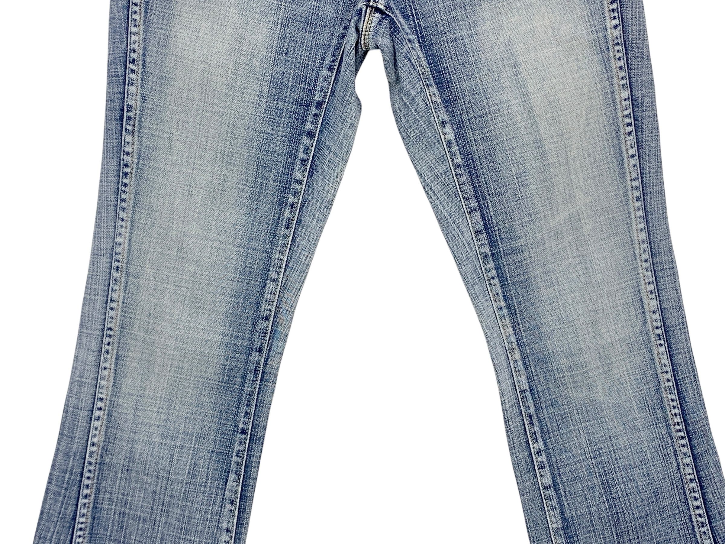 Japanese Brand Brappers Flare Women Denim Bootcut Low Rise Size 26" / US 2 / IT 38 - 4 Thumbnail