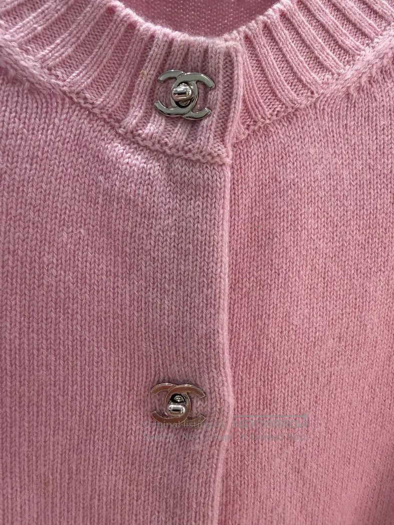 Chanel Chanel Pink schoolbag buckle double C buckle cashmere card Size XS / US 0-2 / IT 36-38 - 3 Thumbnail