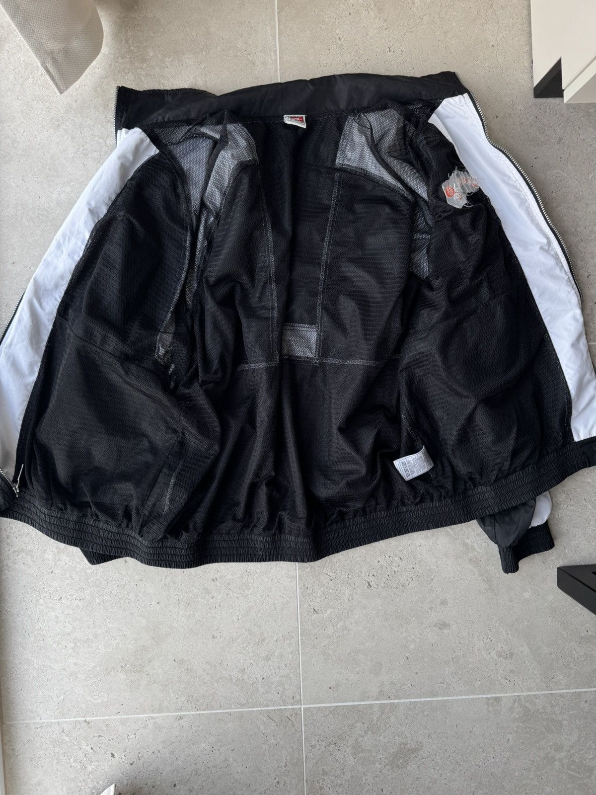 Nike × Vintage Vintage Y2K Nike Team Drill Nylon Swoosh Tracksuit Size US XXL / EU 58 / 5 - 7 Thumbnail