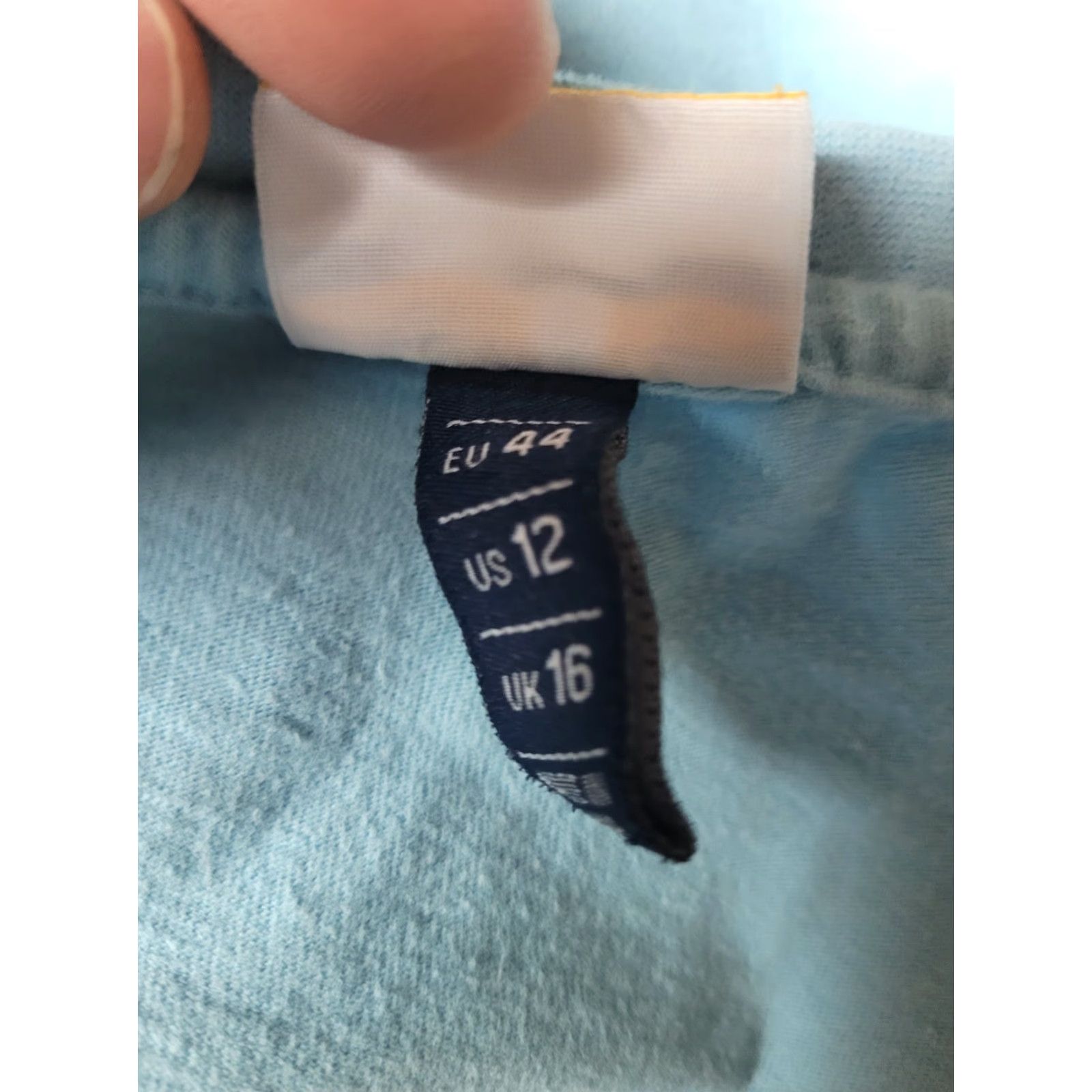 Ellesse Womens Jrs Ellesse Blue Cropped Sewn Logo T Shirt US 12 UK 16 EUR 44 Size S / US 4 / IT 40 - 5 Thumbnail