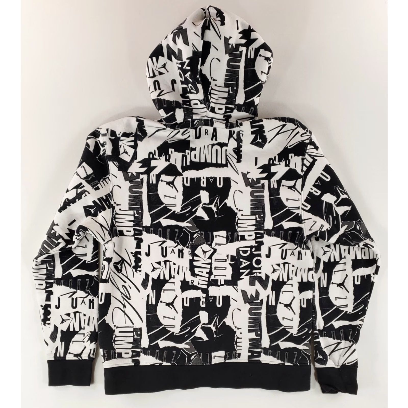 Nike Nike Hoodie Jumpman Essentials Sweatshirt AOP Black White Mens M Size US M / EU 48-50 / 2 - 4 Thumbnail