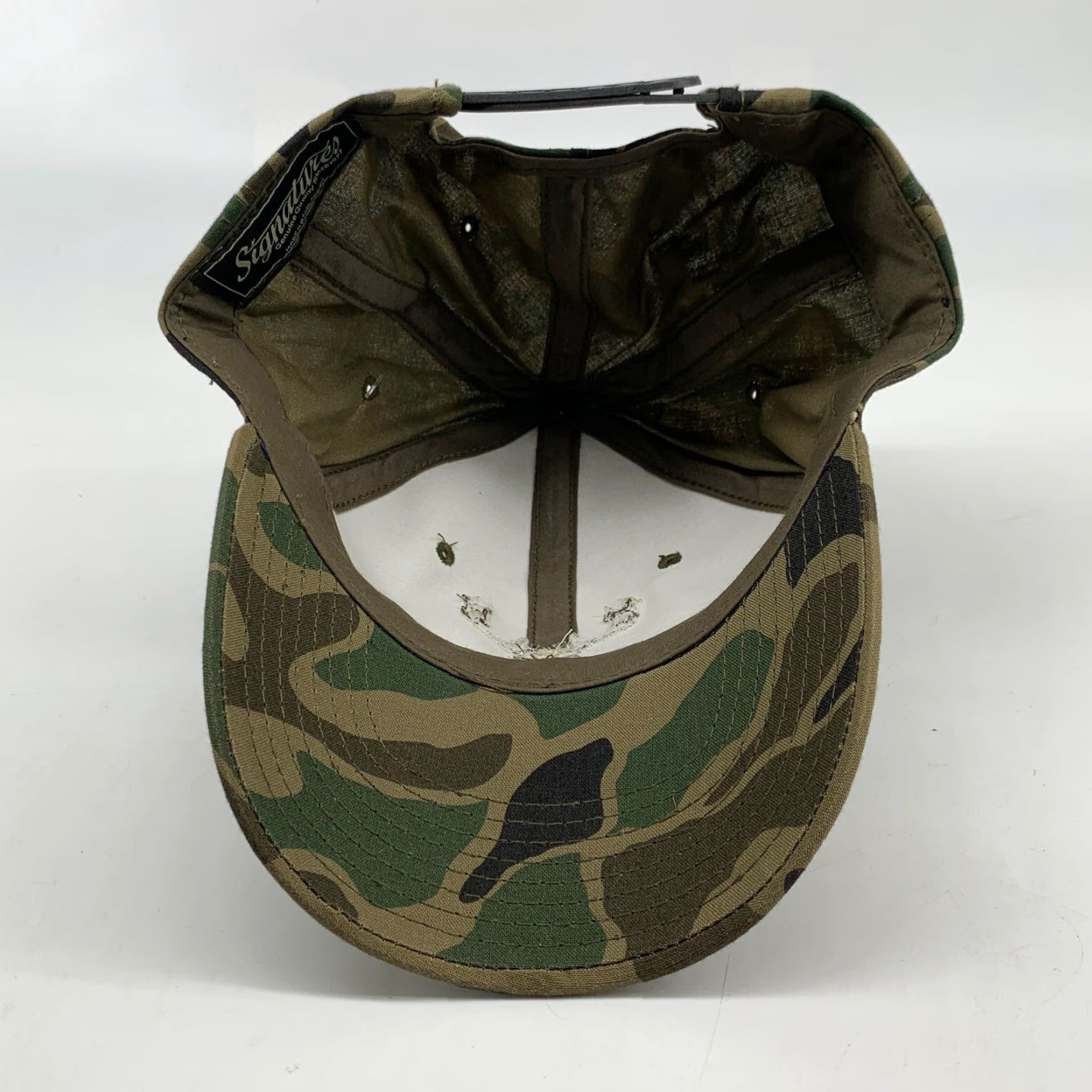 Vintage Signatures Men’s Green Camouflage Adjustable Snapback Hat - Bad To The Bone, Casual, Hunting, 1 Size, Green, Men, Snapback, Adjustable, Hat Size ONE SIZE - 4 Thumbnail