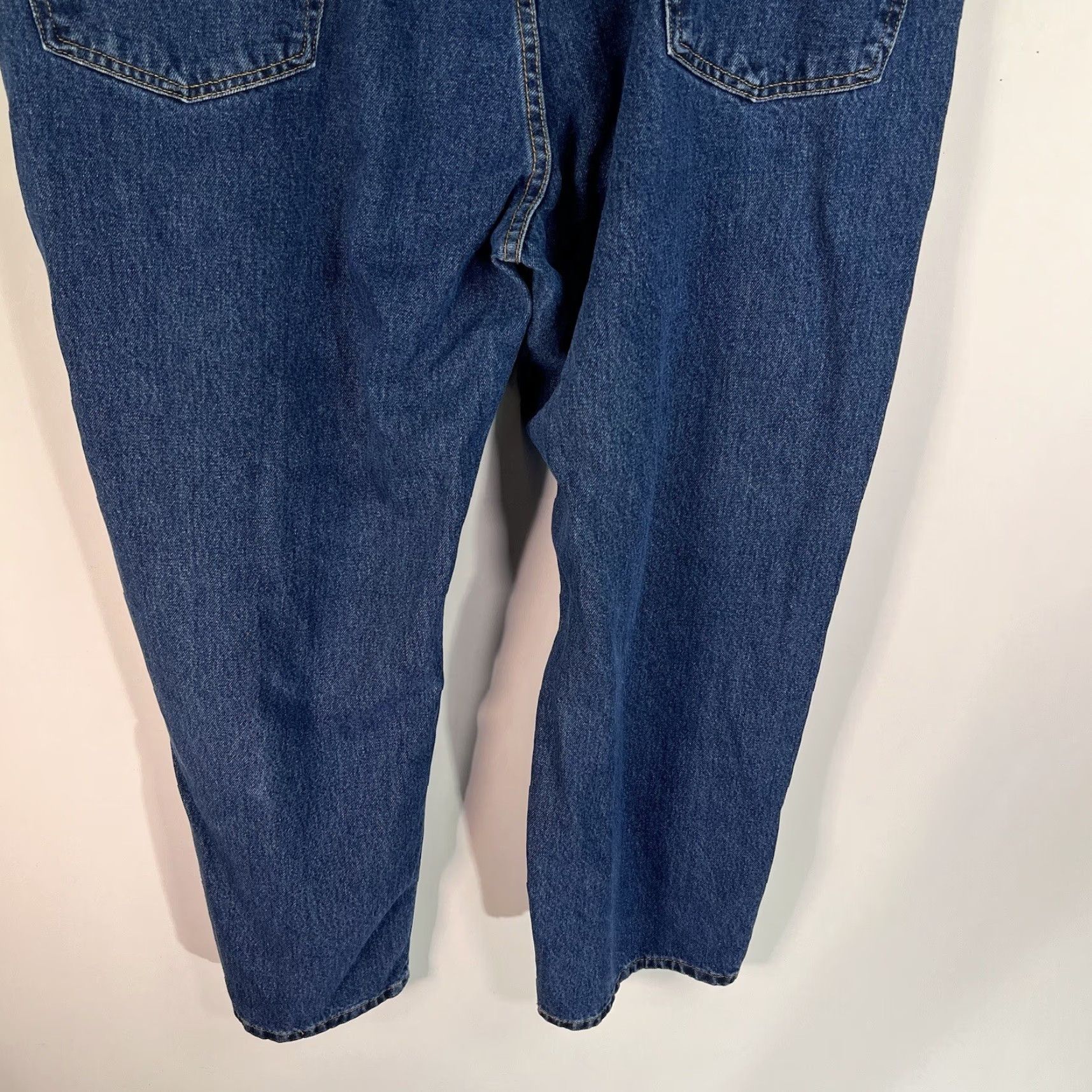 Levi's VINTAGE no — Levi's Jeans 550 Relaxed Taper Denim Pants Men 48 Blue 48X29 90s Logo USA Mens Size US 32 / EU 48 - 6 Thumbnail