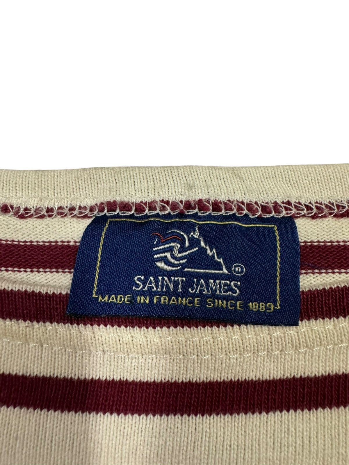 Vintage Vtg🔥Saint James Boat Neck Heavy Cotton Made In France Size US XXS / EU 40 - 8 Thumbnail
