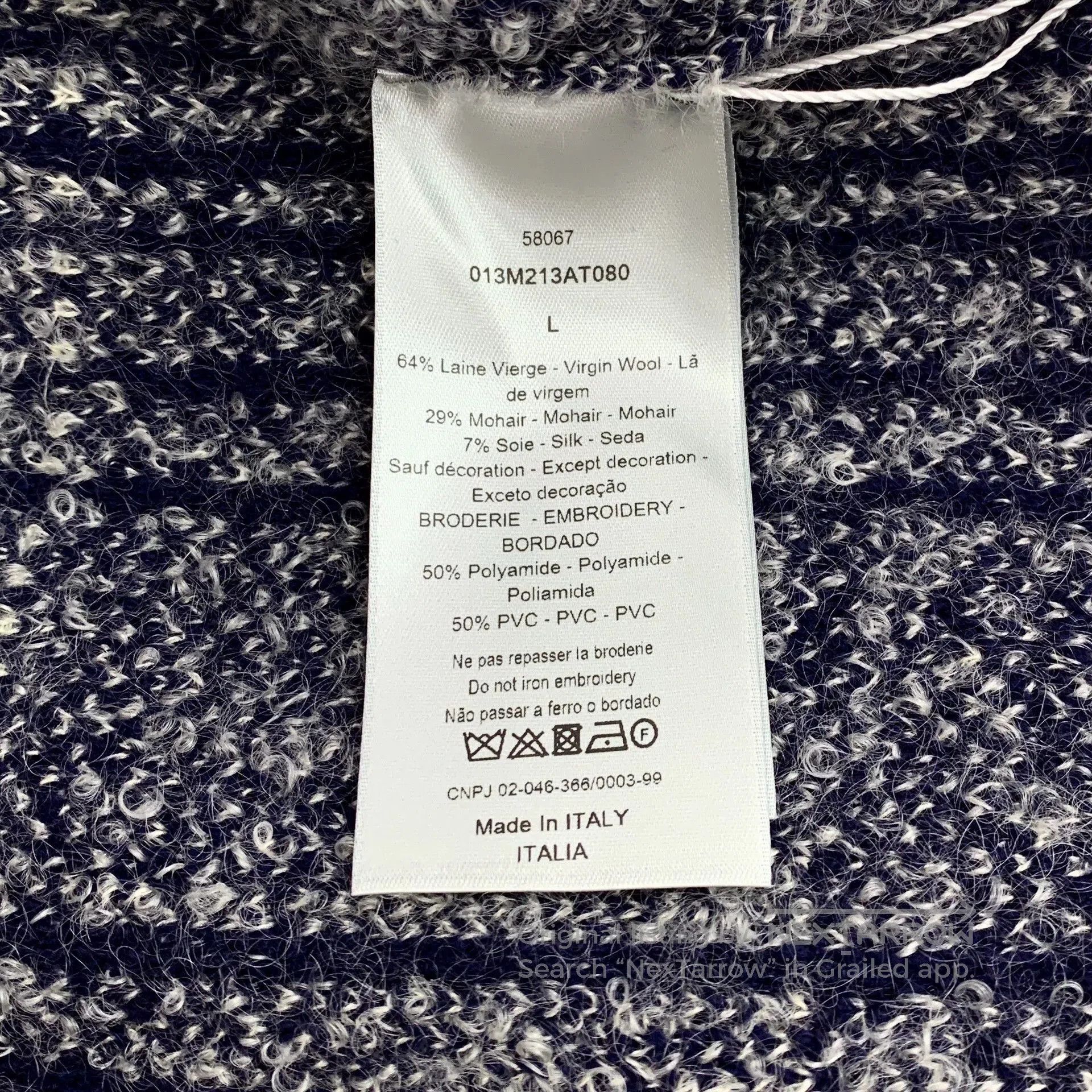 Dior dior color-blocked long sleeve cotton jacket. Size US L / EU 52-54 / 3 - 7 Thumbnail