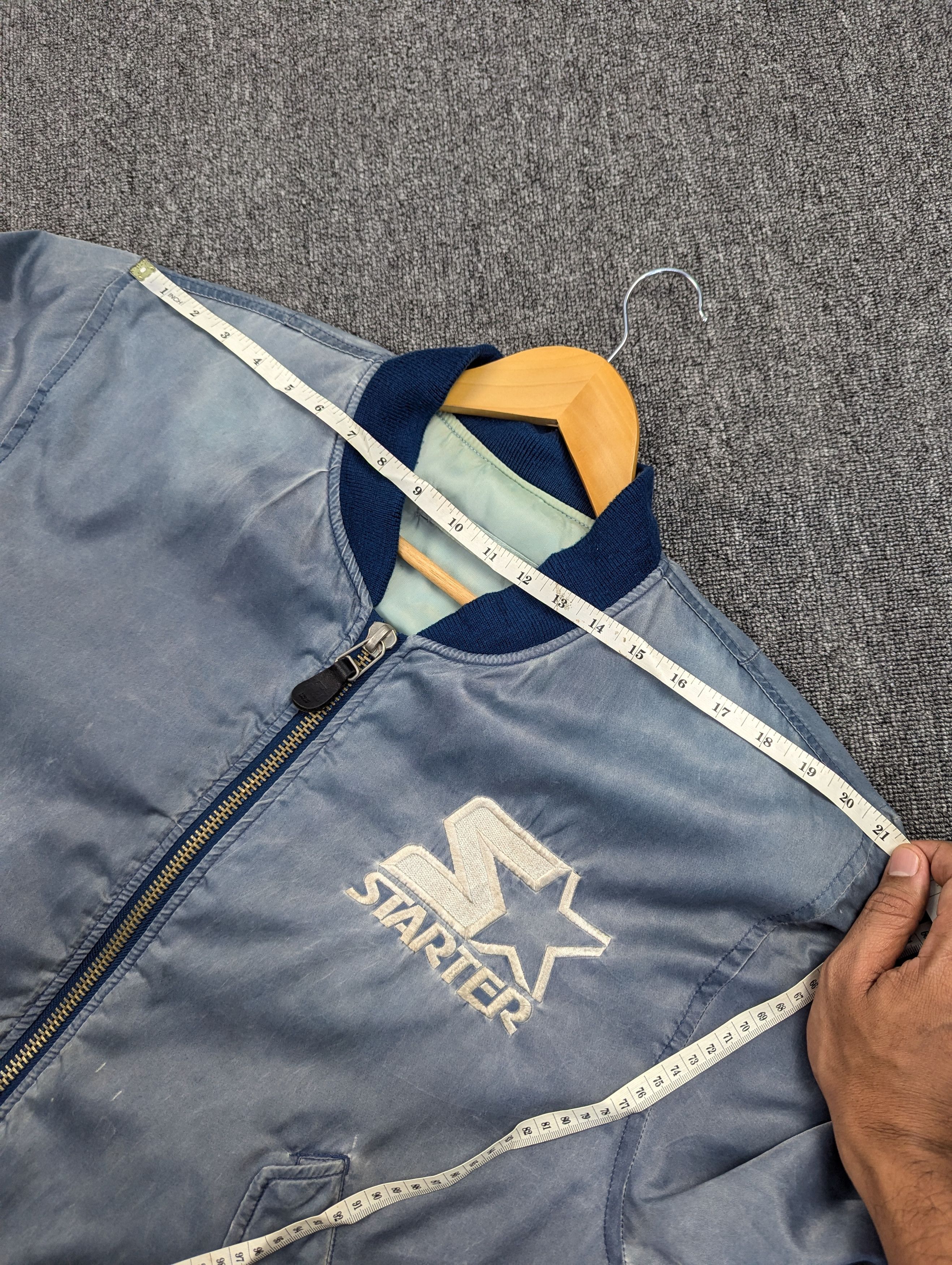 Starter Vintage 90s Starter USA American Sport Bomber Jacket Size US L / EU 52-54 / 3 - 20 Thumbnail