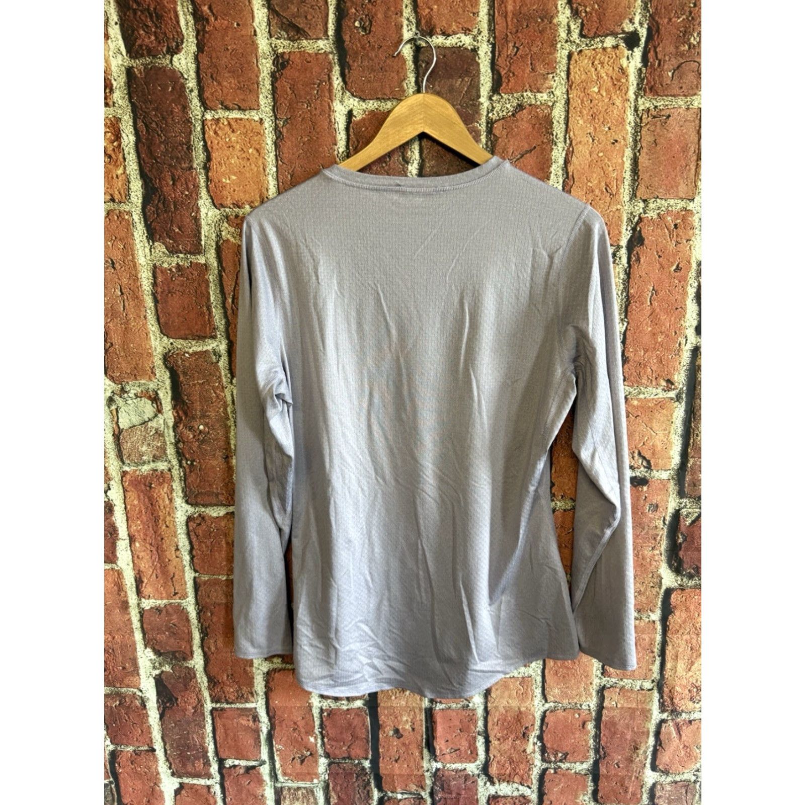 Vintage REI Womens Gray Long Sleeve Waffled Shirt Size Large Size L / US 10 / IT 46 - 2 Thumbnail
