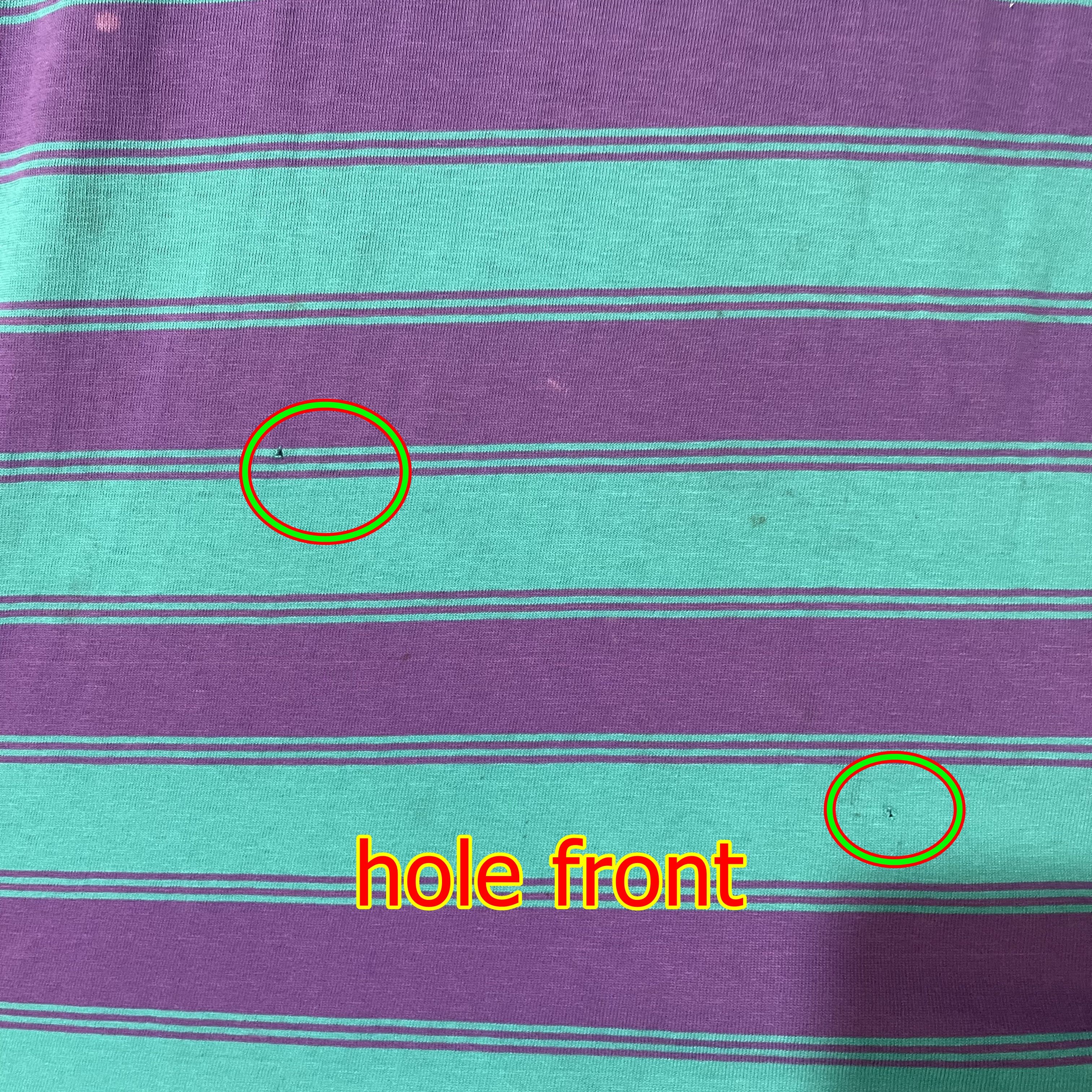 Vintage Vintage 90s Striped T-Shirt Size US XL / EU 56 / 4 - 11 Thumbnail