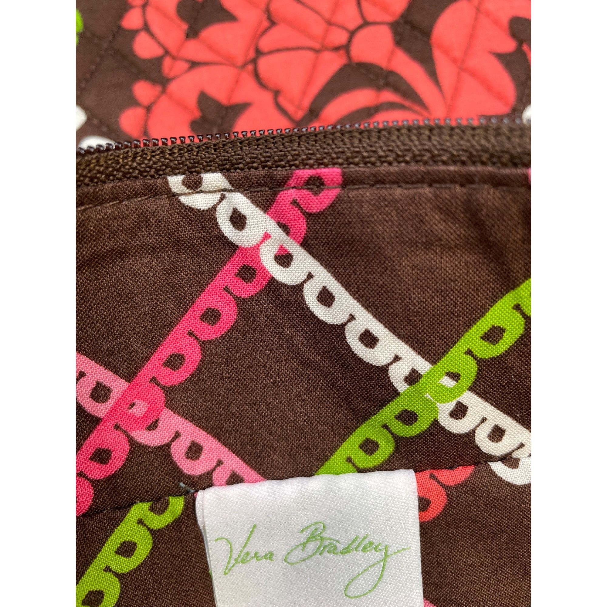 Vera Bradley Vera Bradley Lola floral Women's Tote Purse Shoulder bag Bro Size ONE SIZE - 8 Thumbnail