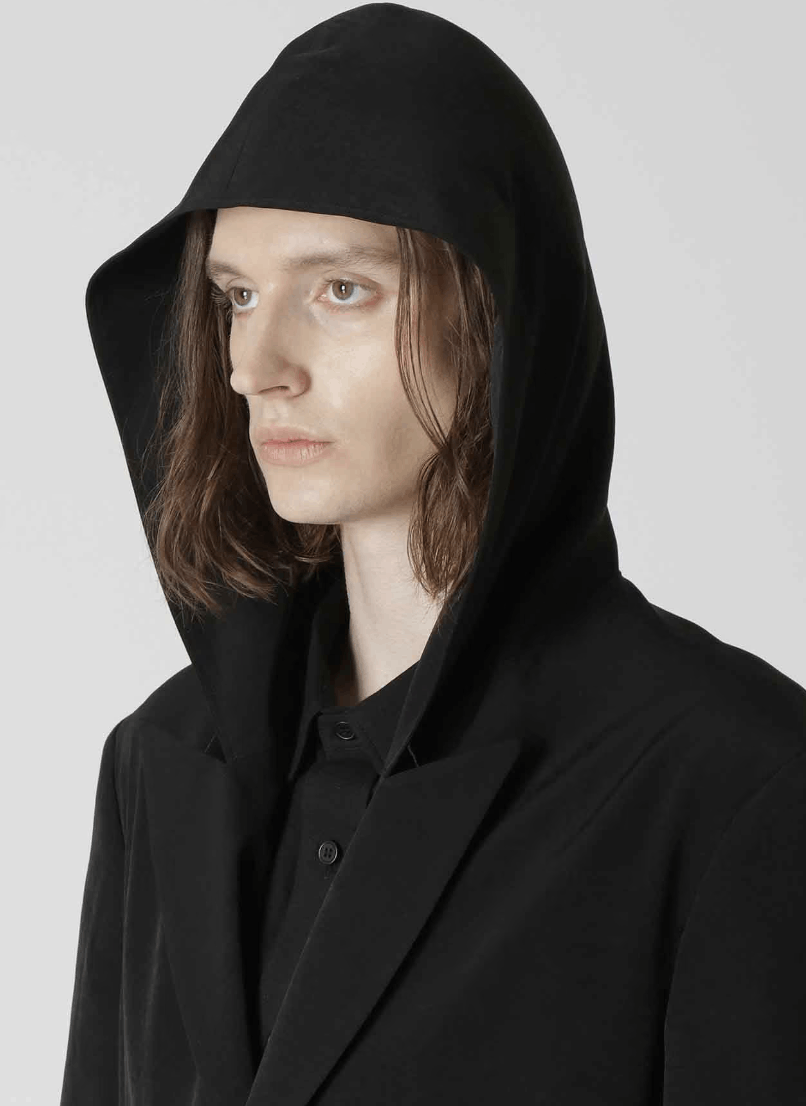 Yohji Yamamoto Yohji Yamamoto Pour Homme - W/GABARDINE HOODED JACKET Size US L / EU 52-54 / 3 - 8 Thumbnail