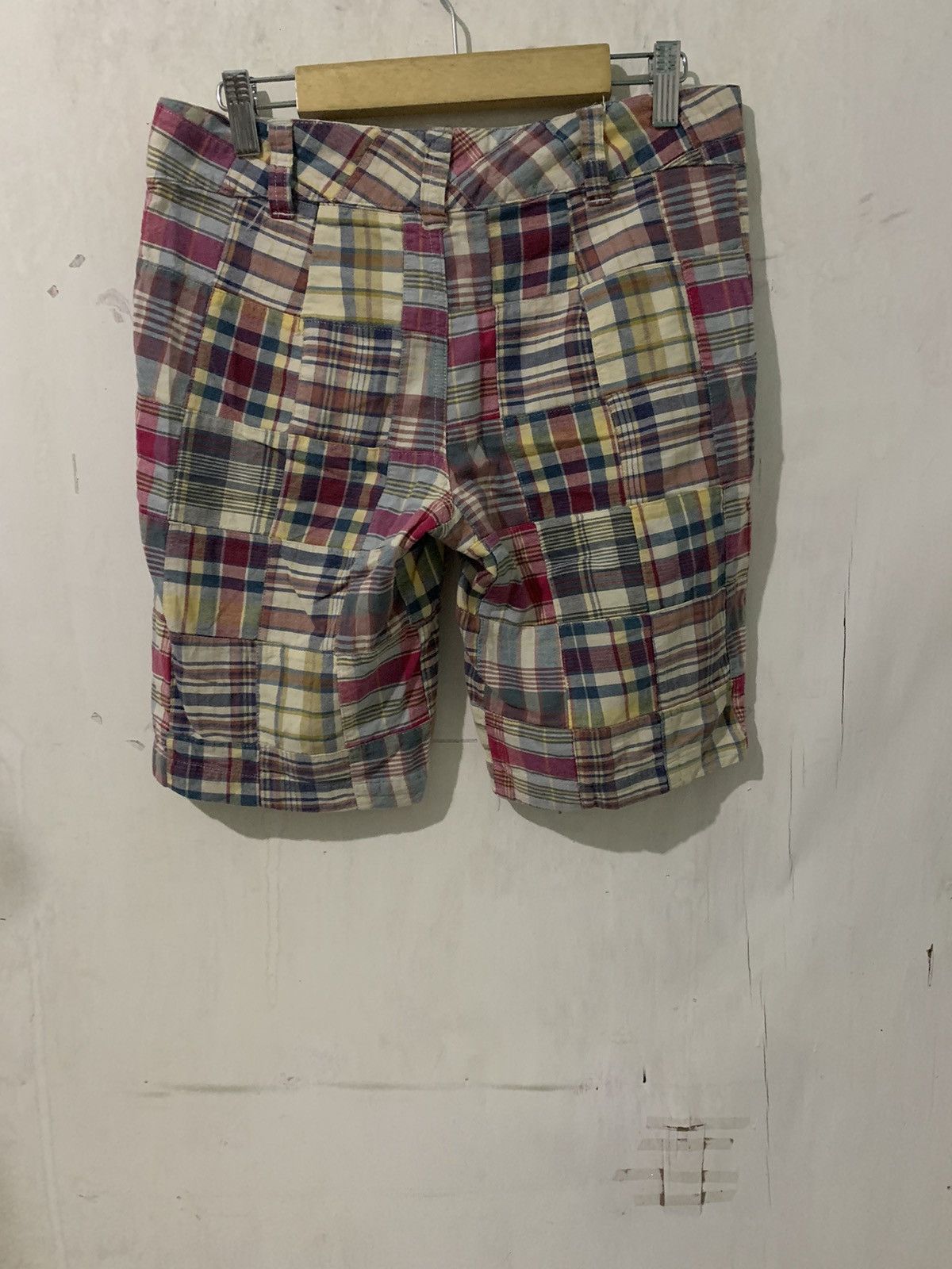 Japanese Brand × Vintage Japanese patchwork shorts Size US 26 / EU 42 - 3 Thumbnail