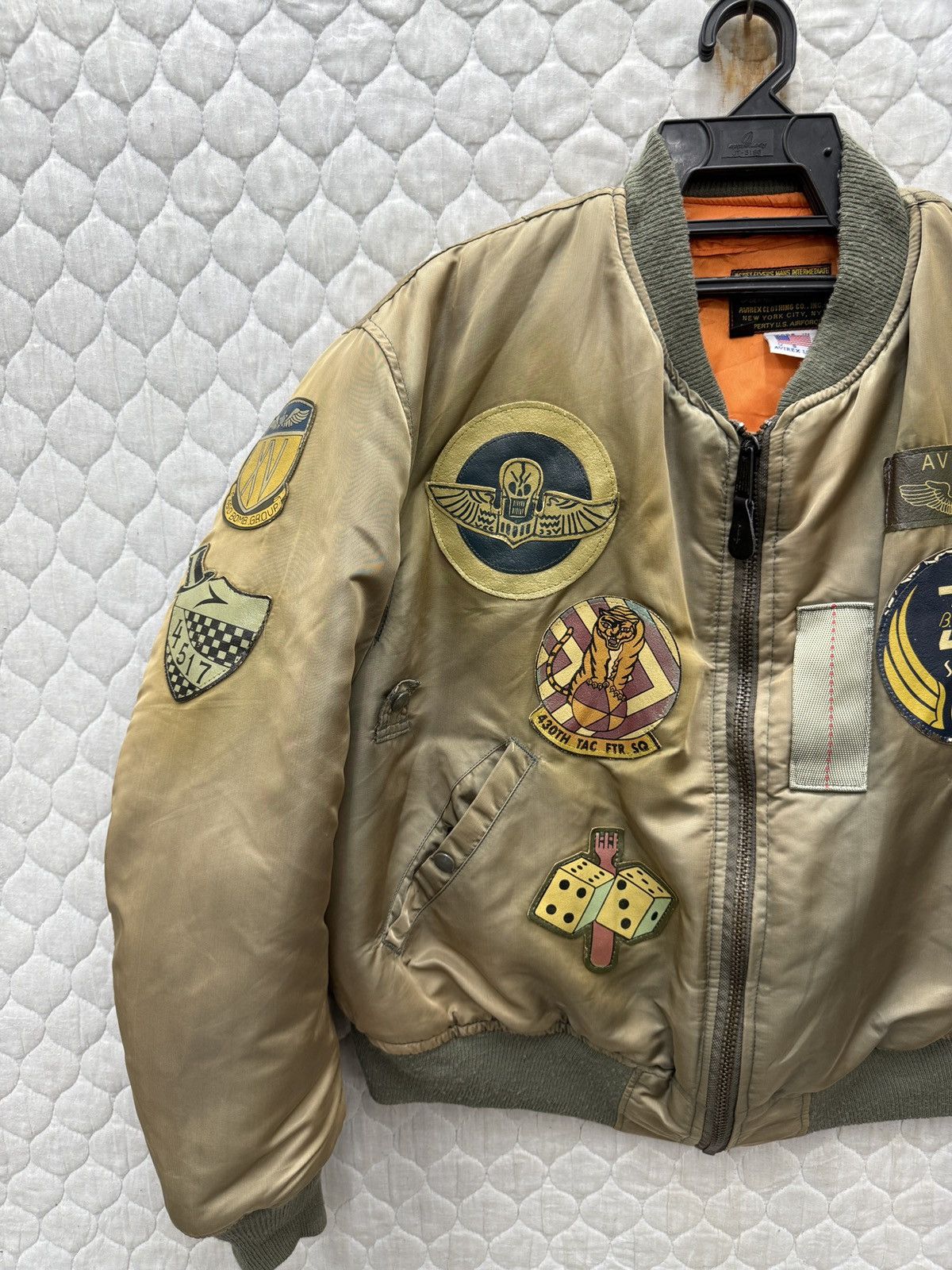 Avirex 💥🔥💥ARCHIVE VTG AVIREX MA1 BOMBER JACKET Size US L / EU 52-54 / 3 - 18 Thumbnail