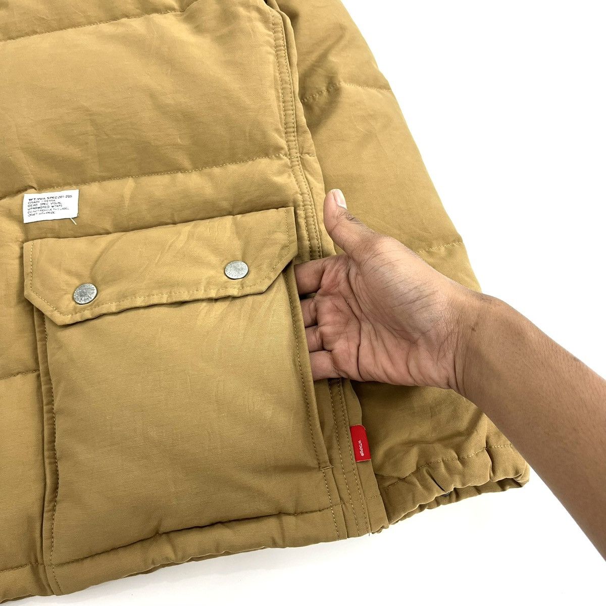 Wtaps 2000s Wtaps Puffer Down Jacket Streetwear Size US S / EU 44-46 / 1 - 10 Thumbnail